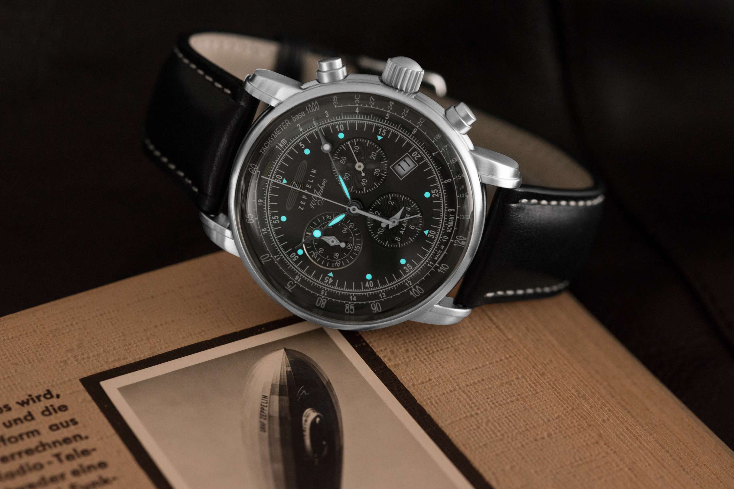 100 Jahre Chronograph Black | Black Dial - Image 4