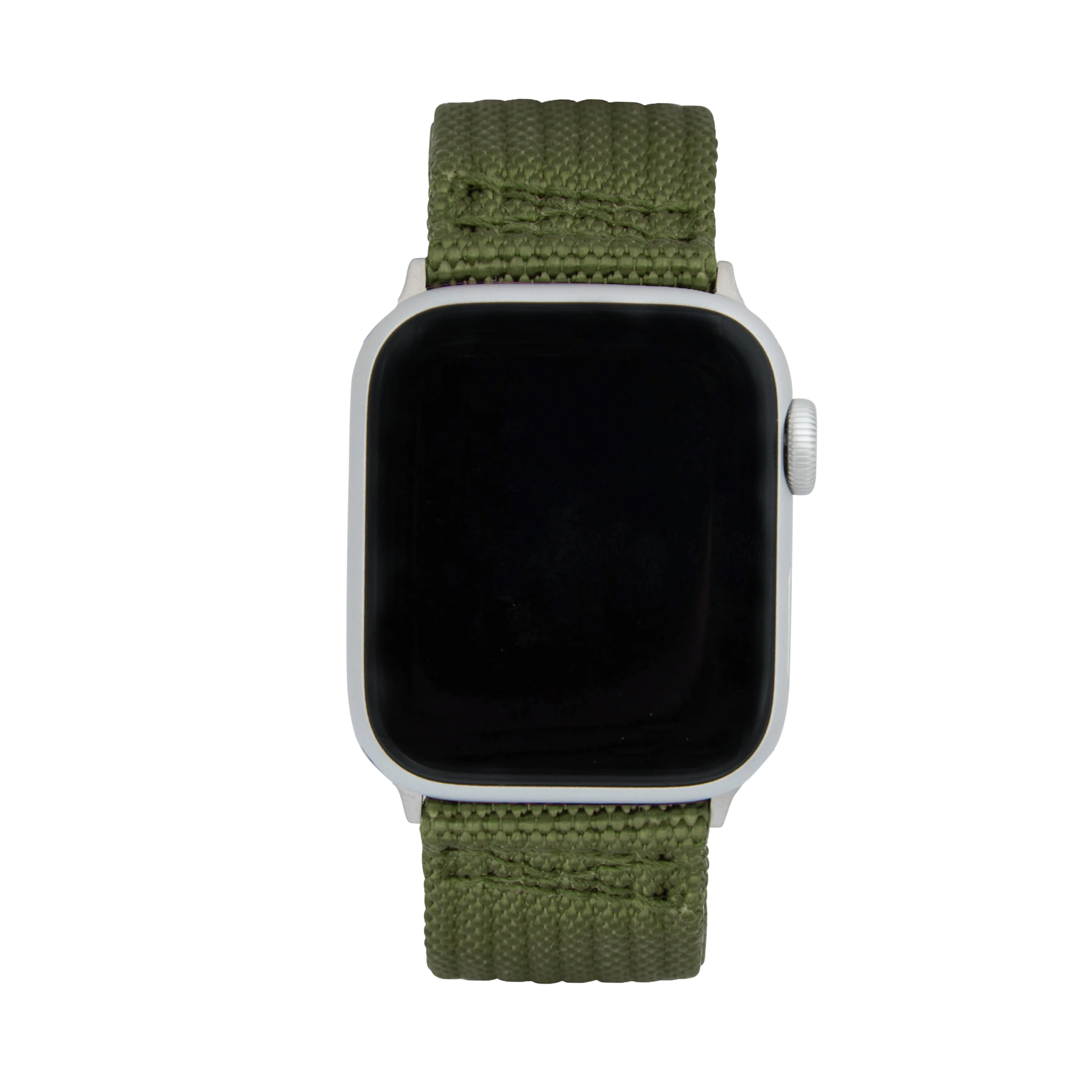 2 Piece Nylon Zulu Band for Apple Watch Series 8/7/6/5/4/3/2/1/SE Army Green (38mm | 40mm | 41mm) | Dial - Image 2