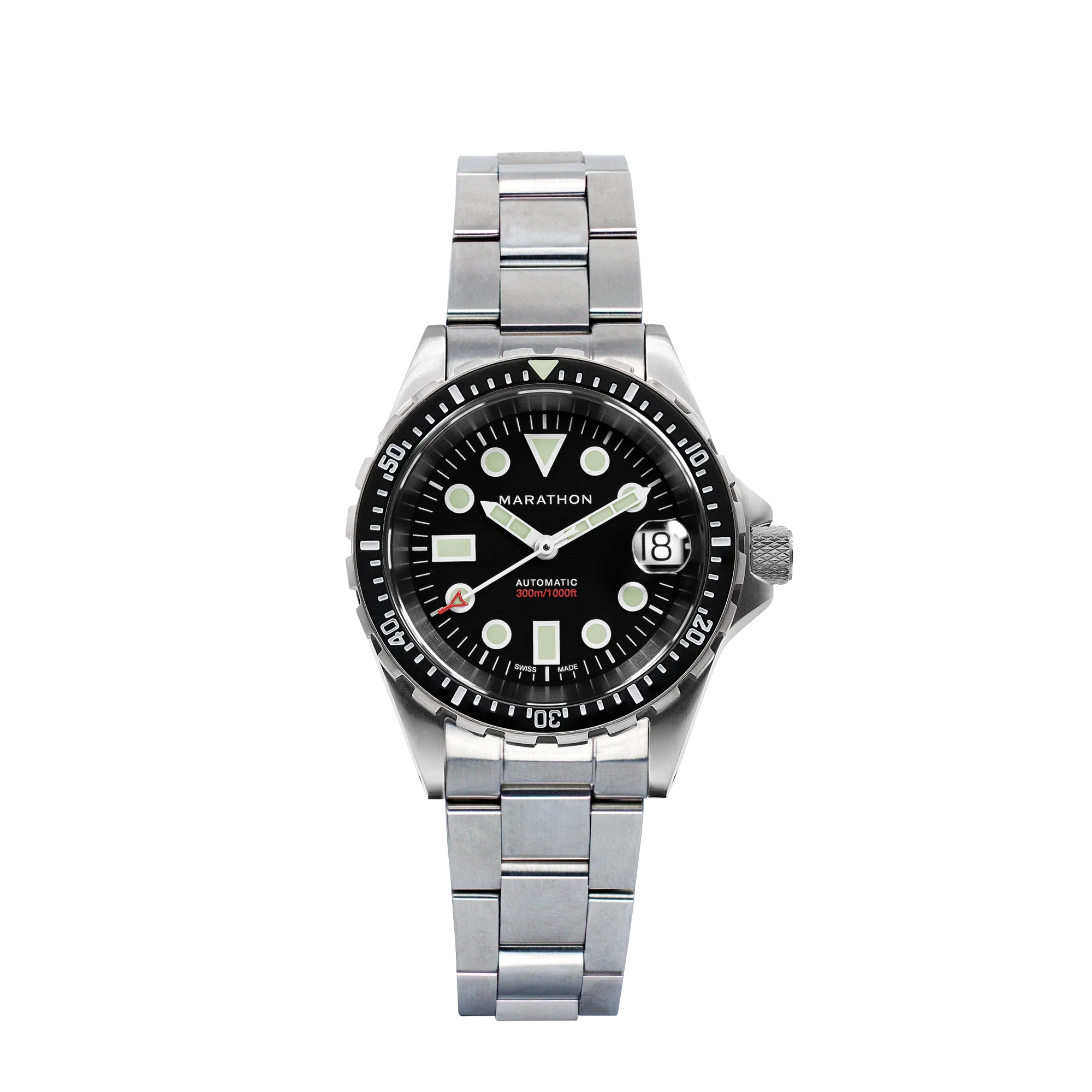 36mm OSAR-D 36mm Original SAR w/ Date with Stainless Steel Bracelet (OSAR-D) Black Dial