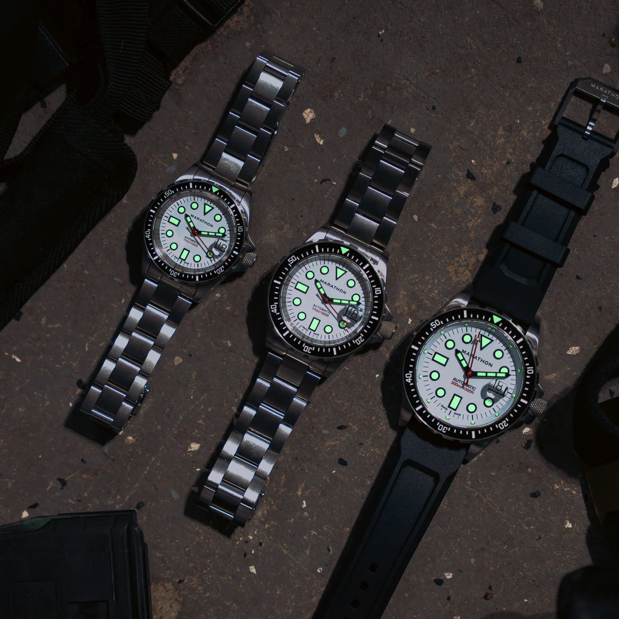 36mm OSAR-D ARCTIC EDITION 36mm Arctic Original SAR w/ Date with Stainless Steel Bracelet (OSAR-D) White Dial - Image 2