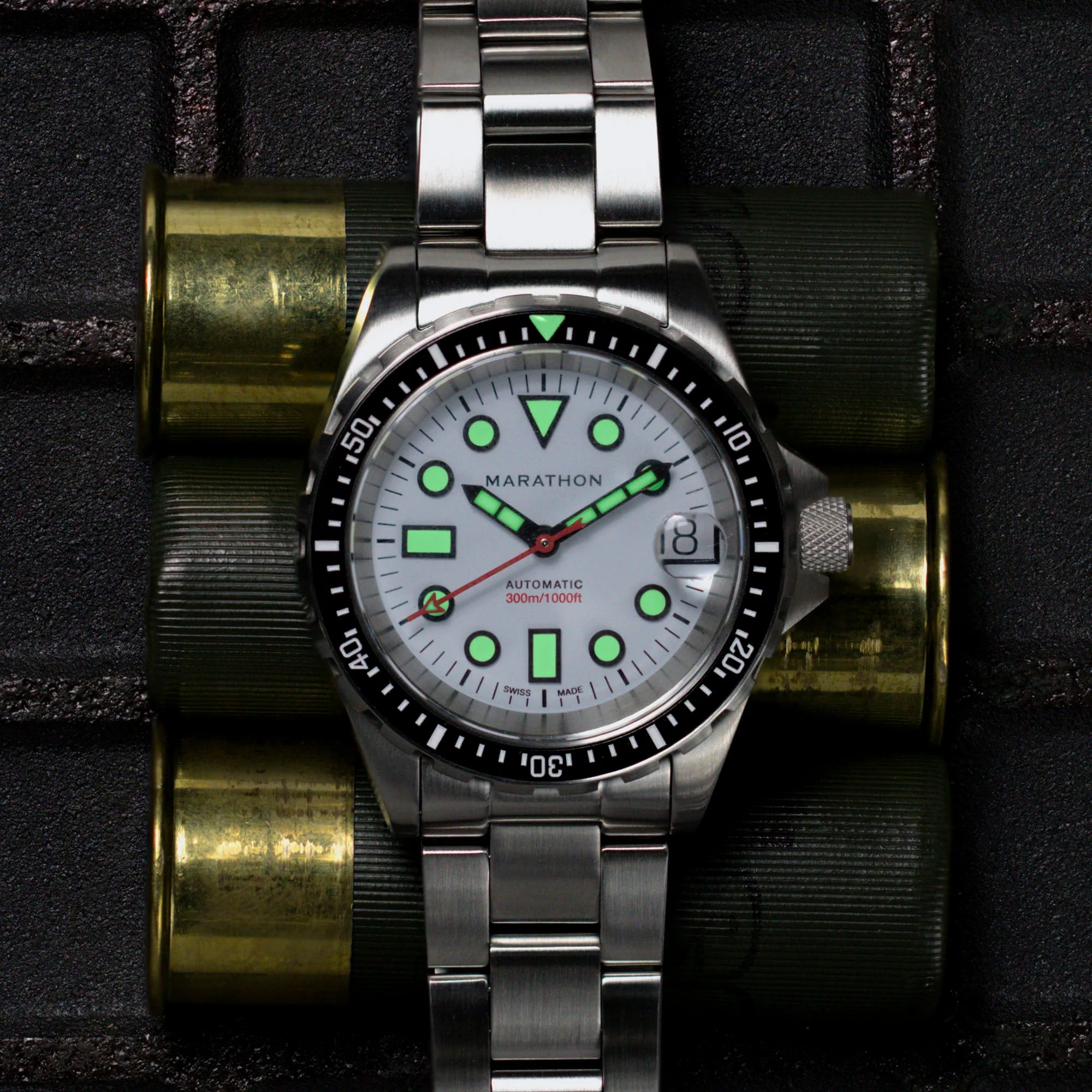 36mm OSAR-D ARCTIC EDITION 36mm Arctic Original SAR w/ Date with Stainless Steel Bracelet (OSAR-D) White Dial - Image 3