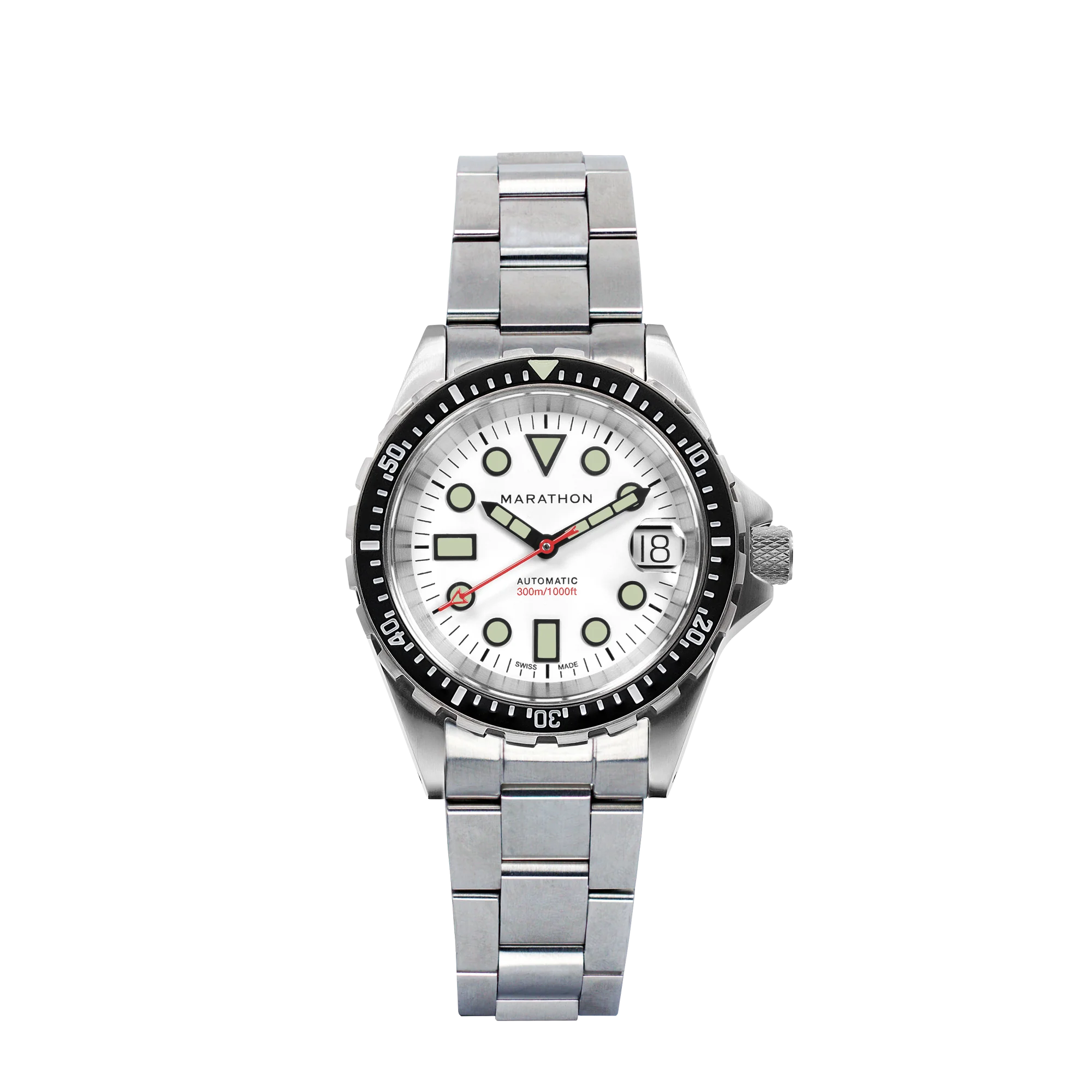 36mm OSAR-D ARCTIC EDITION 36mm Arctic Original SAR w/ Date with Stainless Steel Bracelet (OSAR-D) White Dial - Image 2
