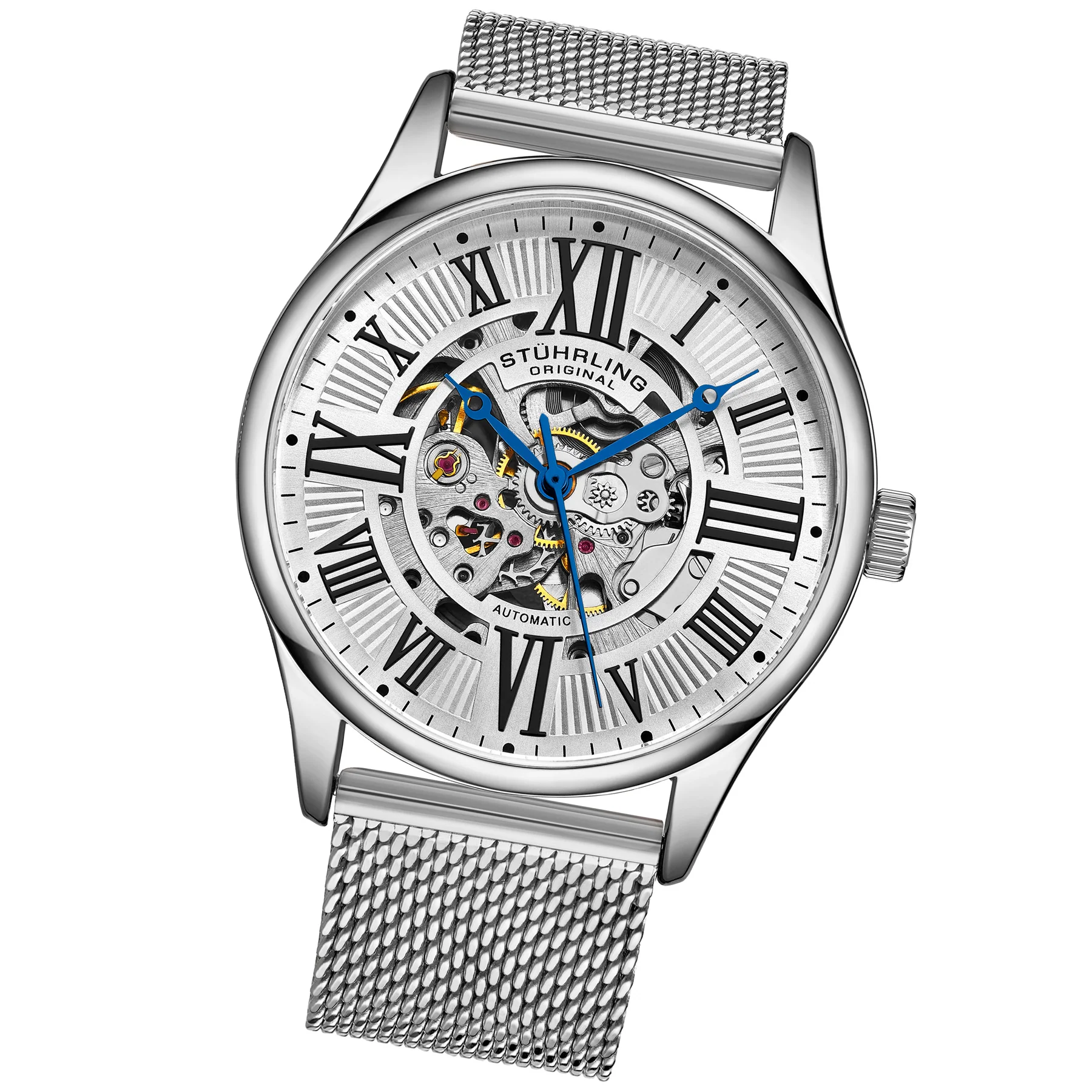 3942M Automatic 42mm Skeleton Silver/Stainless Steel | Silver Dial - Image 2