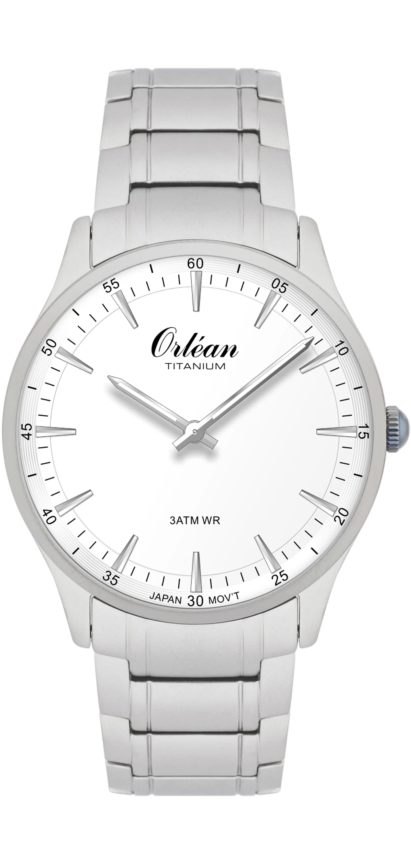 41mm Full Titanium Light Grey | White Dial