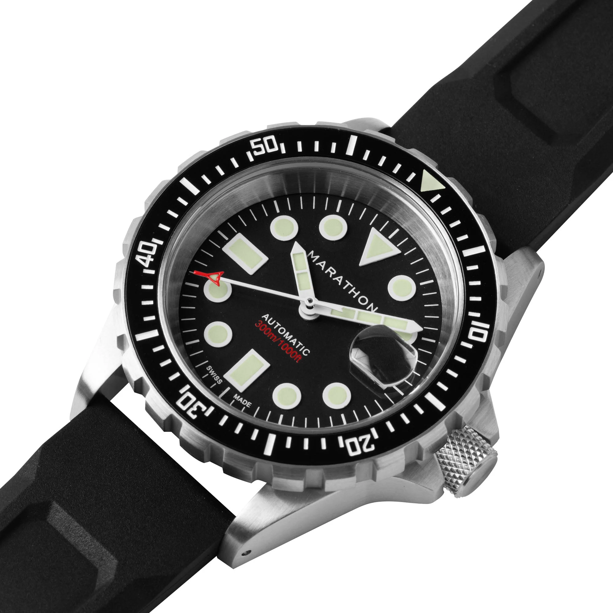 41mm OSAR-D Type I - Diver's Automatic 41mm OSAR-D ON RUBBER STRAP | Black Dial - Image 4