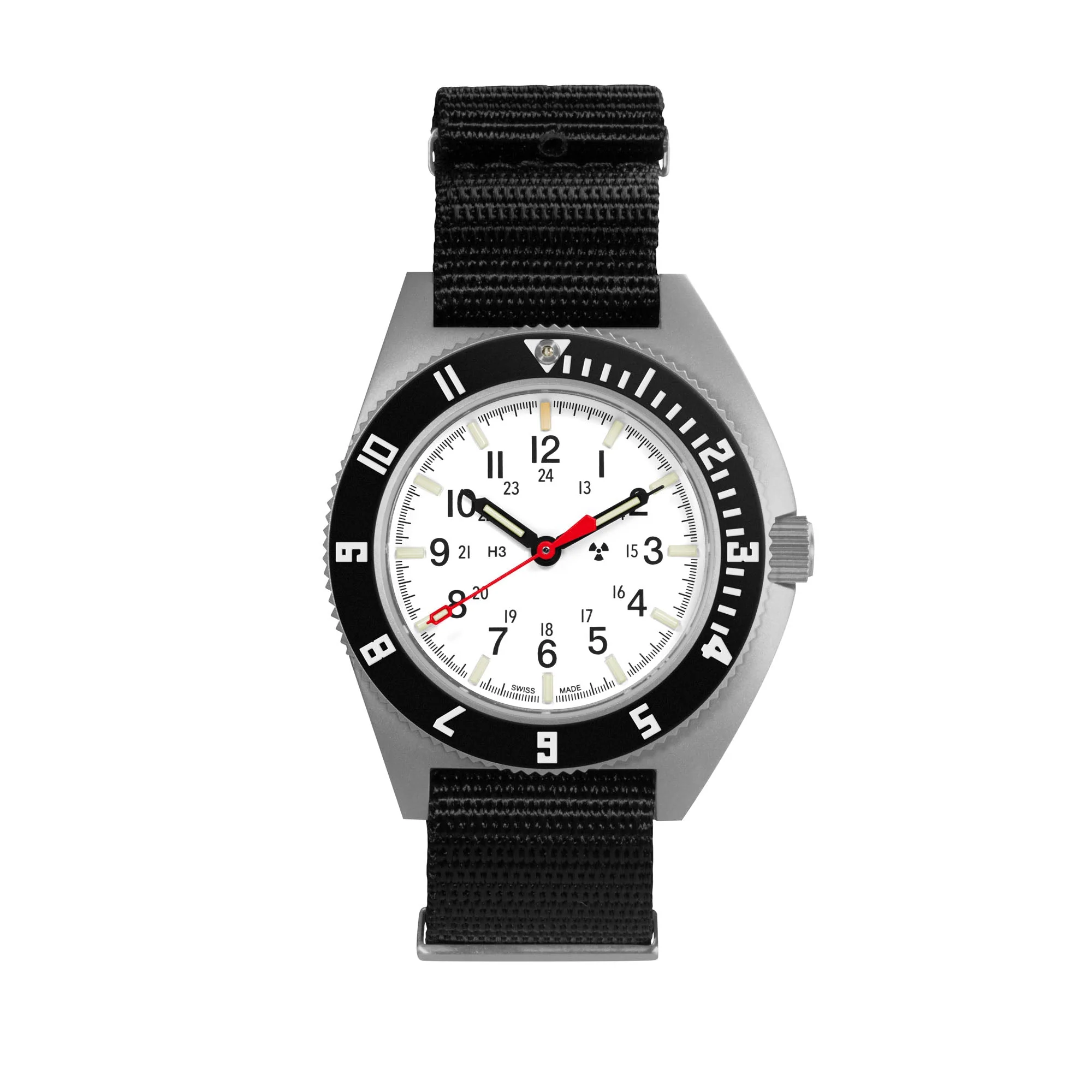 41mm SSNAVArctic Edition, Type II - Pilot's Automatic 41mm SSNAV Arctic-DS Nylon | White Dial