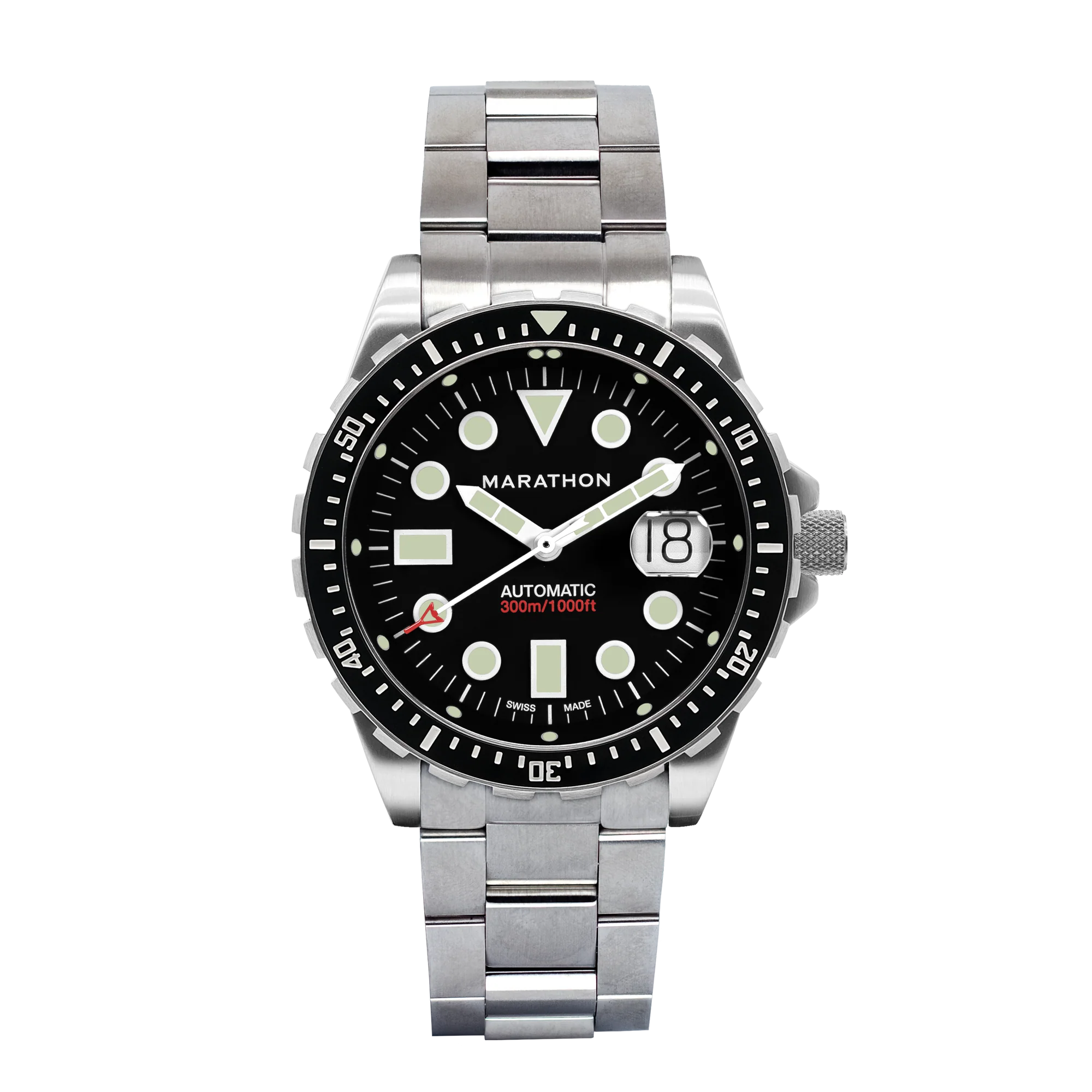 46mm OSAR-D 46mm Original SAR w/ Date with Stainless Steel Bracelet (OSAR-D) Black Dial
