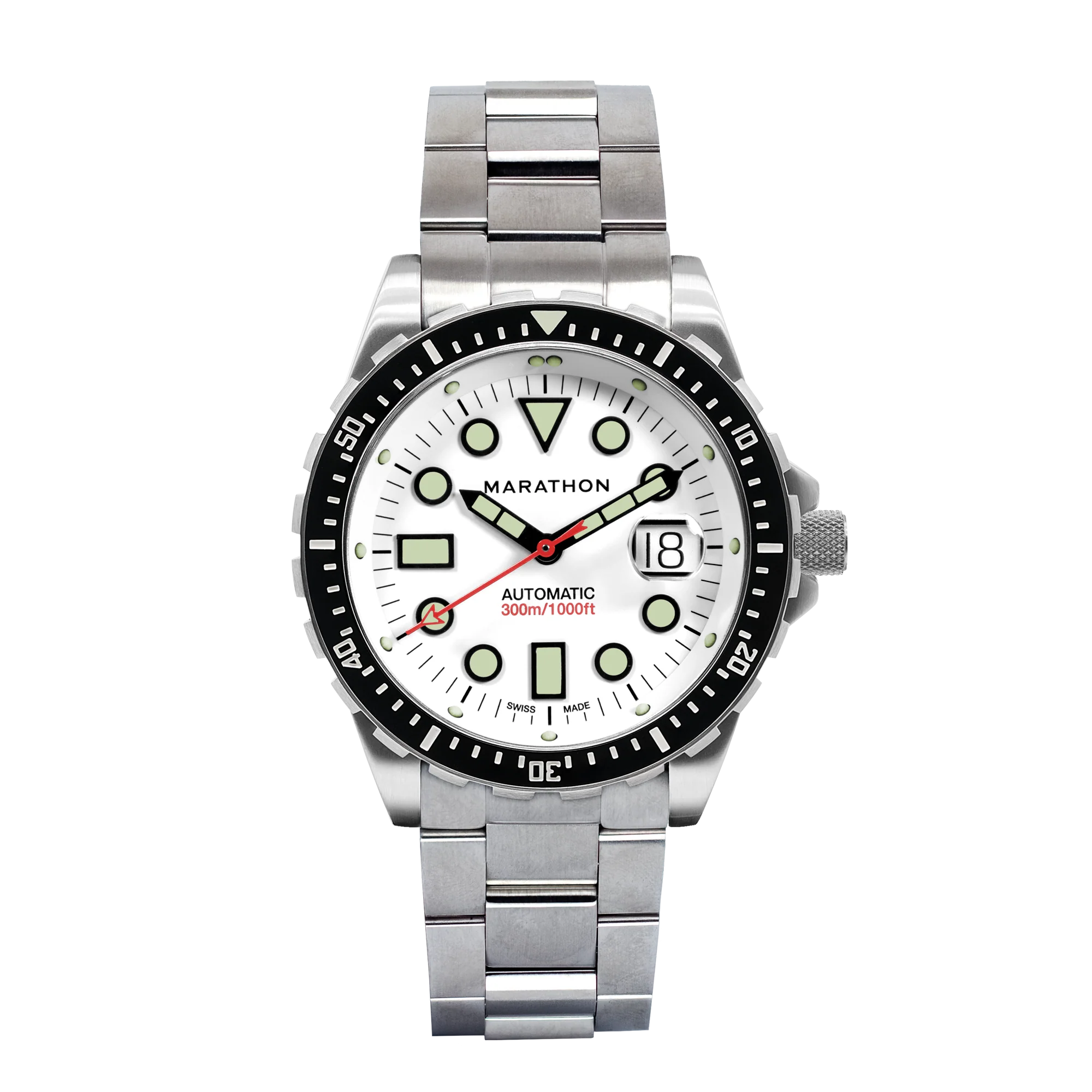46mm OSAR-D ARCTIC EDITION 46mm Original SAR w/ Date with Stainless Steel Bracelet (OSAR-D) ARCTIC EDITION White Dial - Image 2