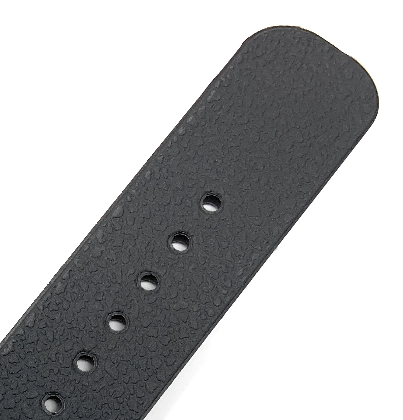 9064 | Mens Rubber Diver Watch Band, Ocean Ripples for Citizen & Seiko Diver 20mm / Black - Image 3