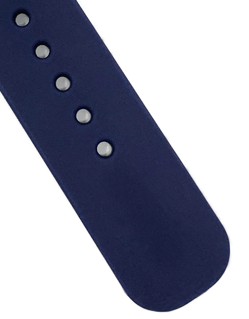 9064 | Mens Rubber Diver Watch Band, Ocean Ripples for Citizen & Seiko Diver 20mm / Blue - Image 2