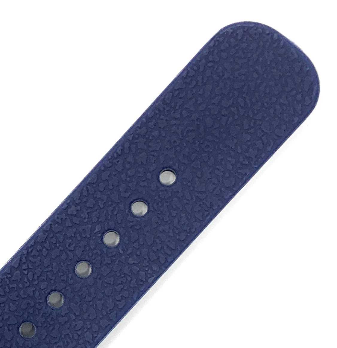 9064 | Mens Rubber Diver Watch Band, Ocean Ripples for Citizen & Seiko Diver 20mm / Blue - Image 3