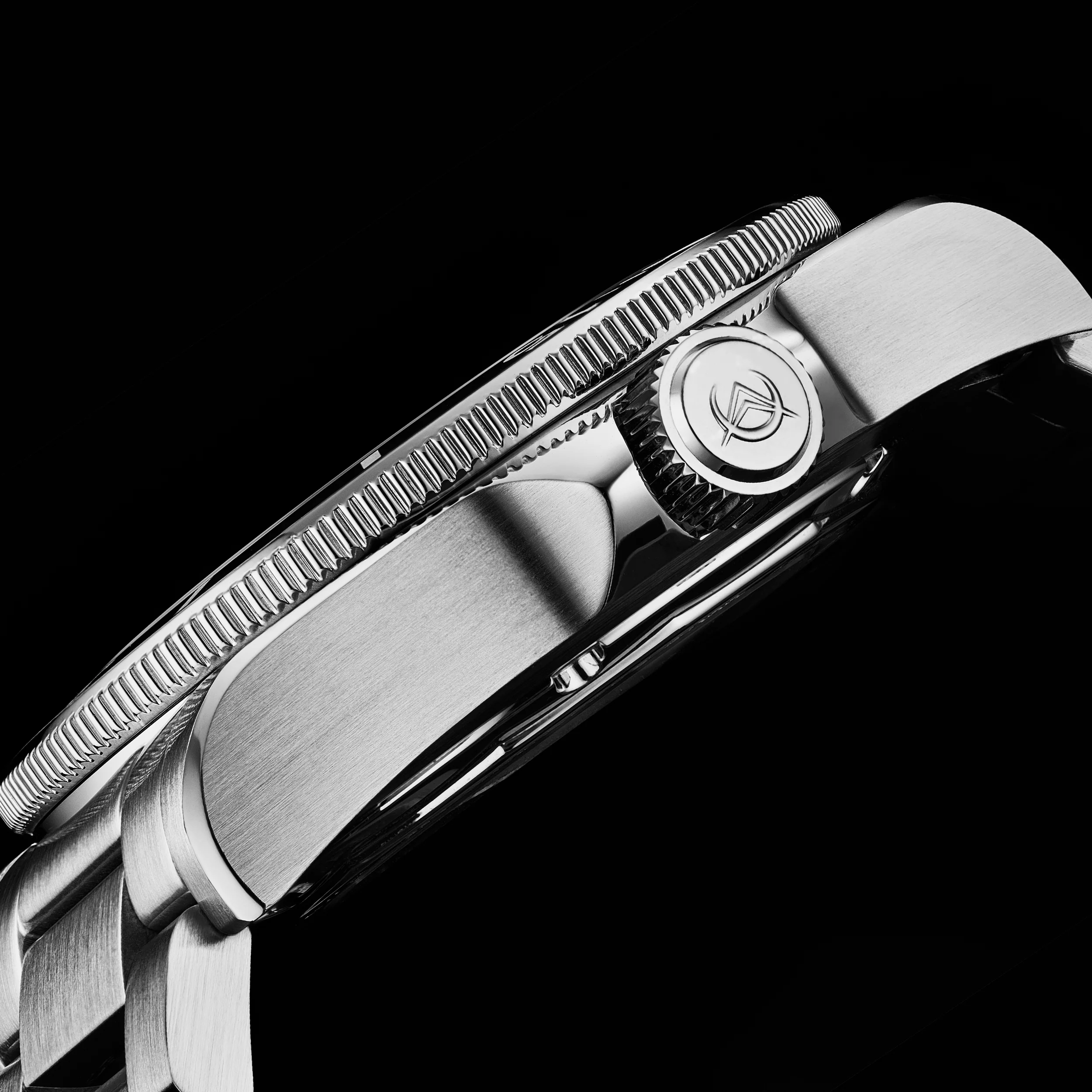 A520-01 Silver/Stainless Steel | Black Dial - Image 4