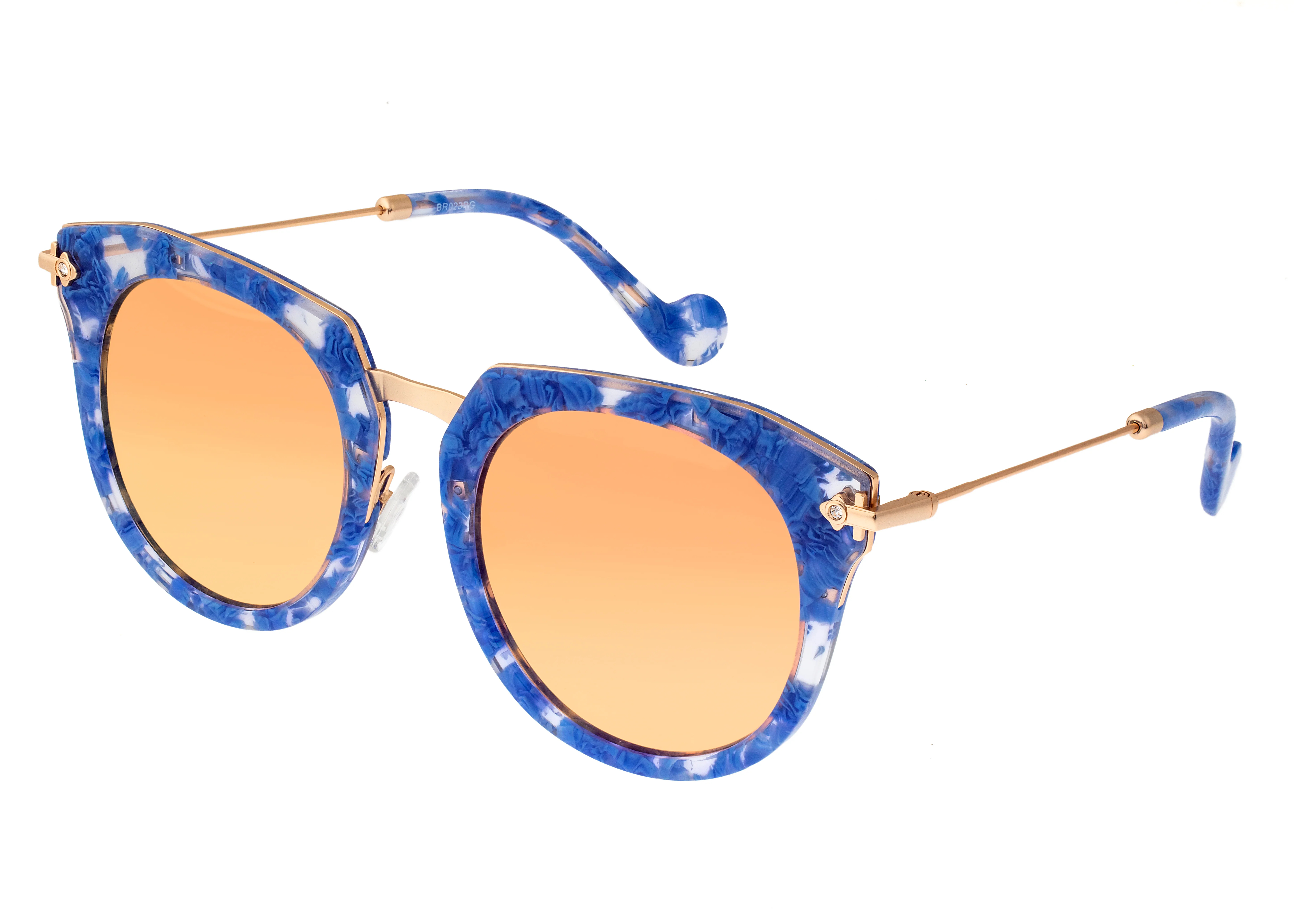 Aaliyah Blue Tortoise/Rose Gold | Dial