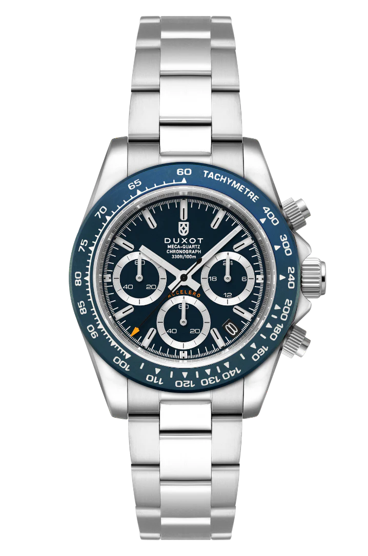 Accelero Chronograph Blue / Stainless Steel | Blue Dial