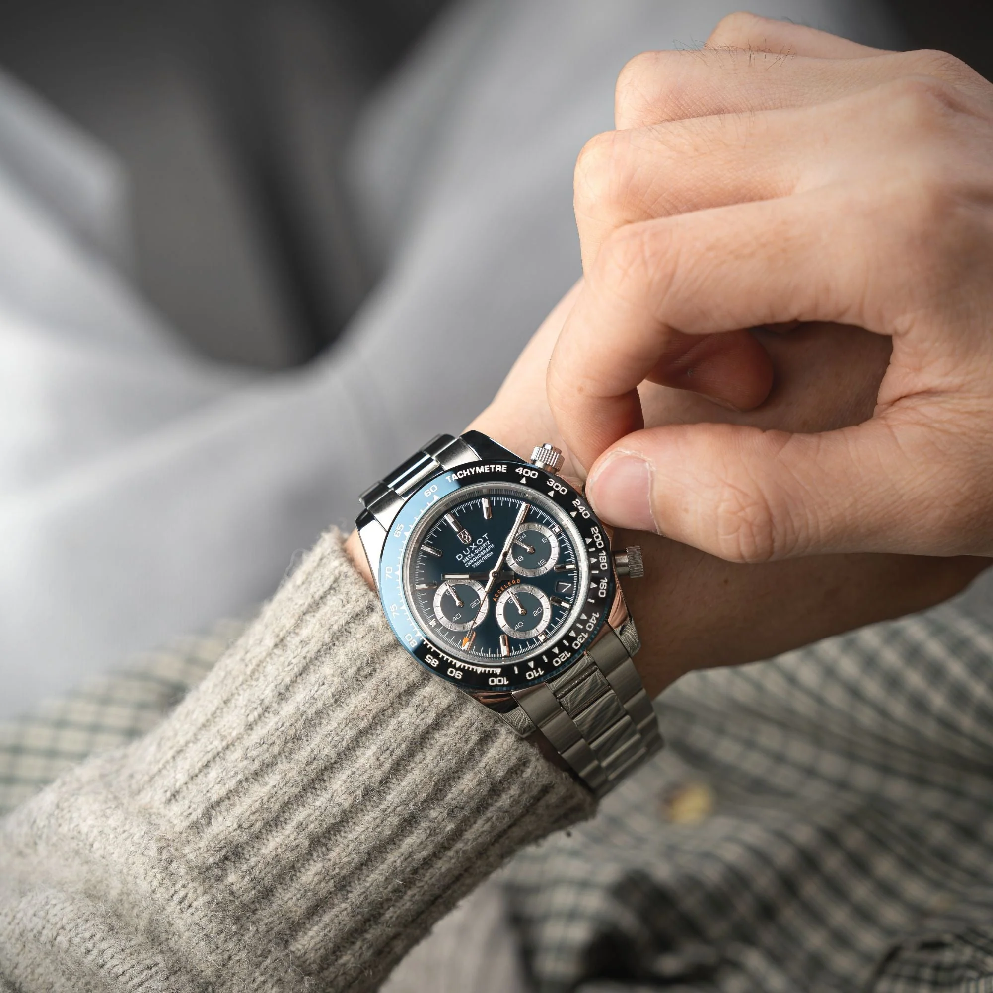 Accelero Chronograph Blue / Stainless Steel | Blue Dial - Image 2