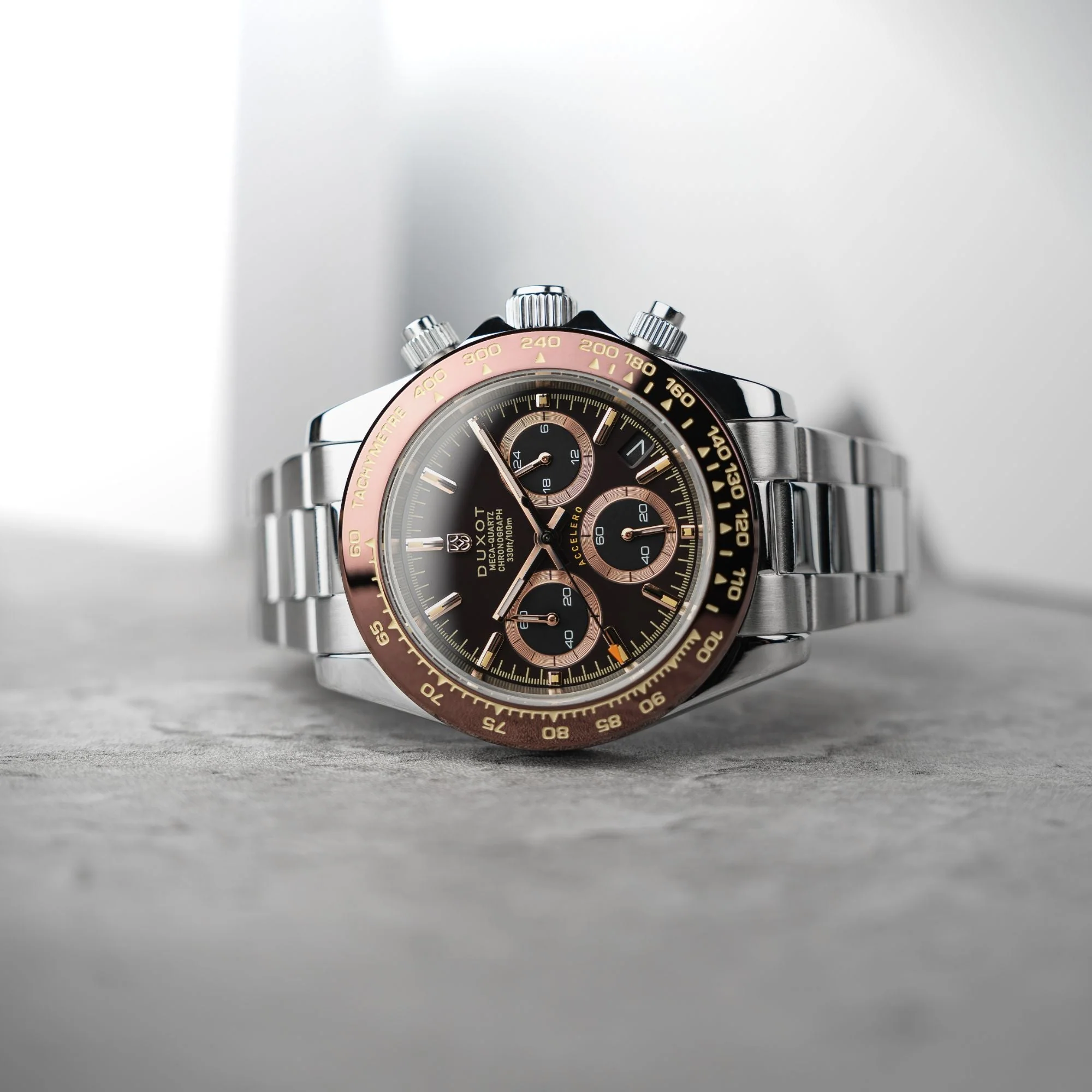 Accelero Chronograph Brown / Stainless Steel | Brown Dial - Image 4