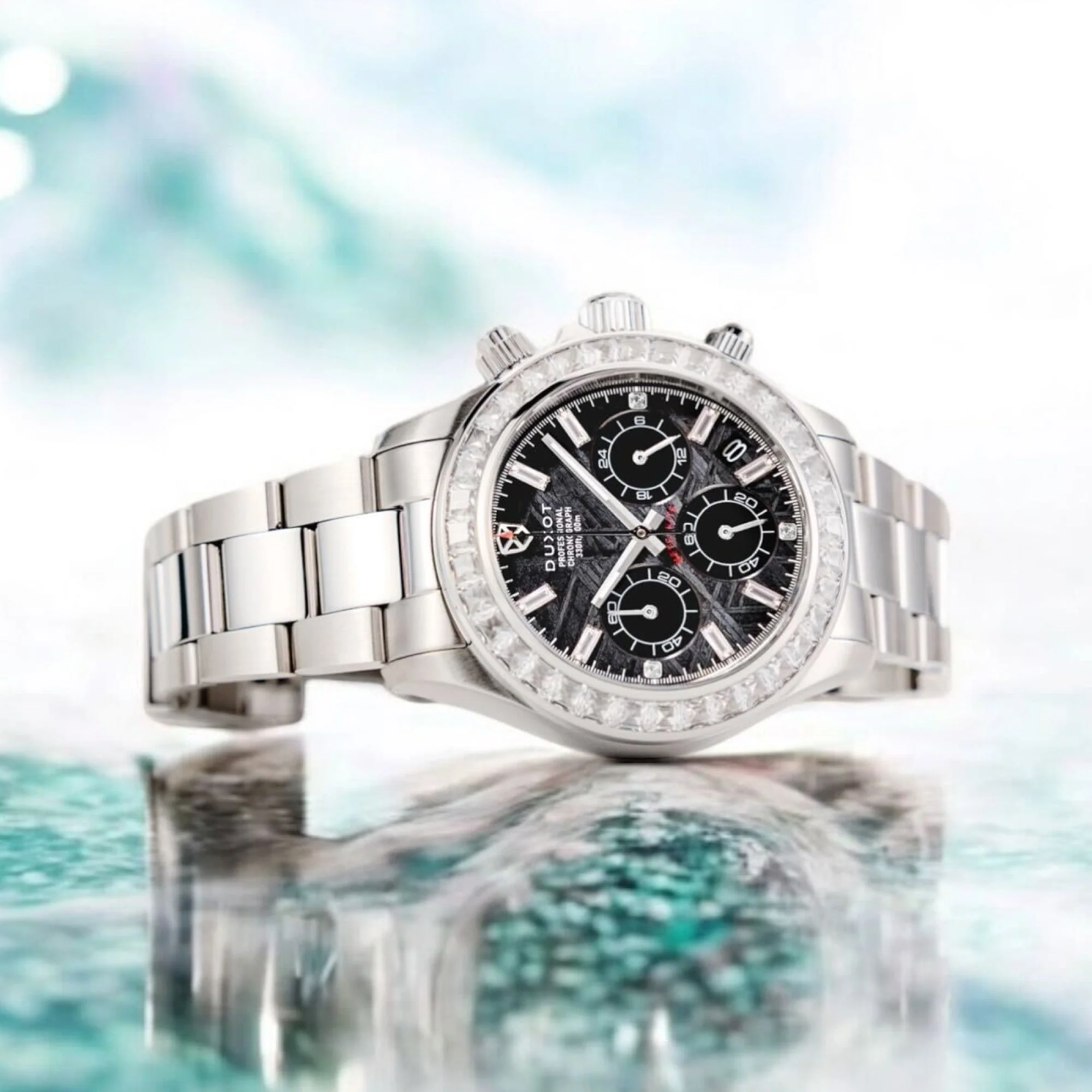 Accelero Meteorite Chronograph Limited Edition Black / Stainless Steel | Black Dial - Image 4