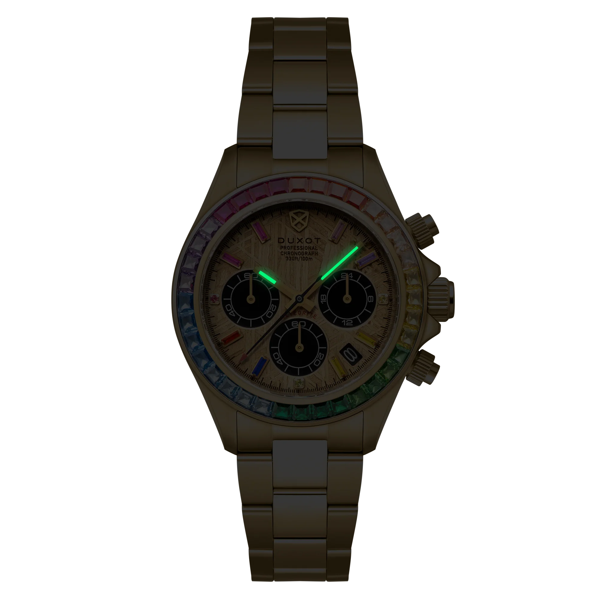 Accelero Meteorite Chronograph Limited Edition Gold / Stainless Steel | Gold Dial - Image 3