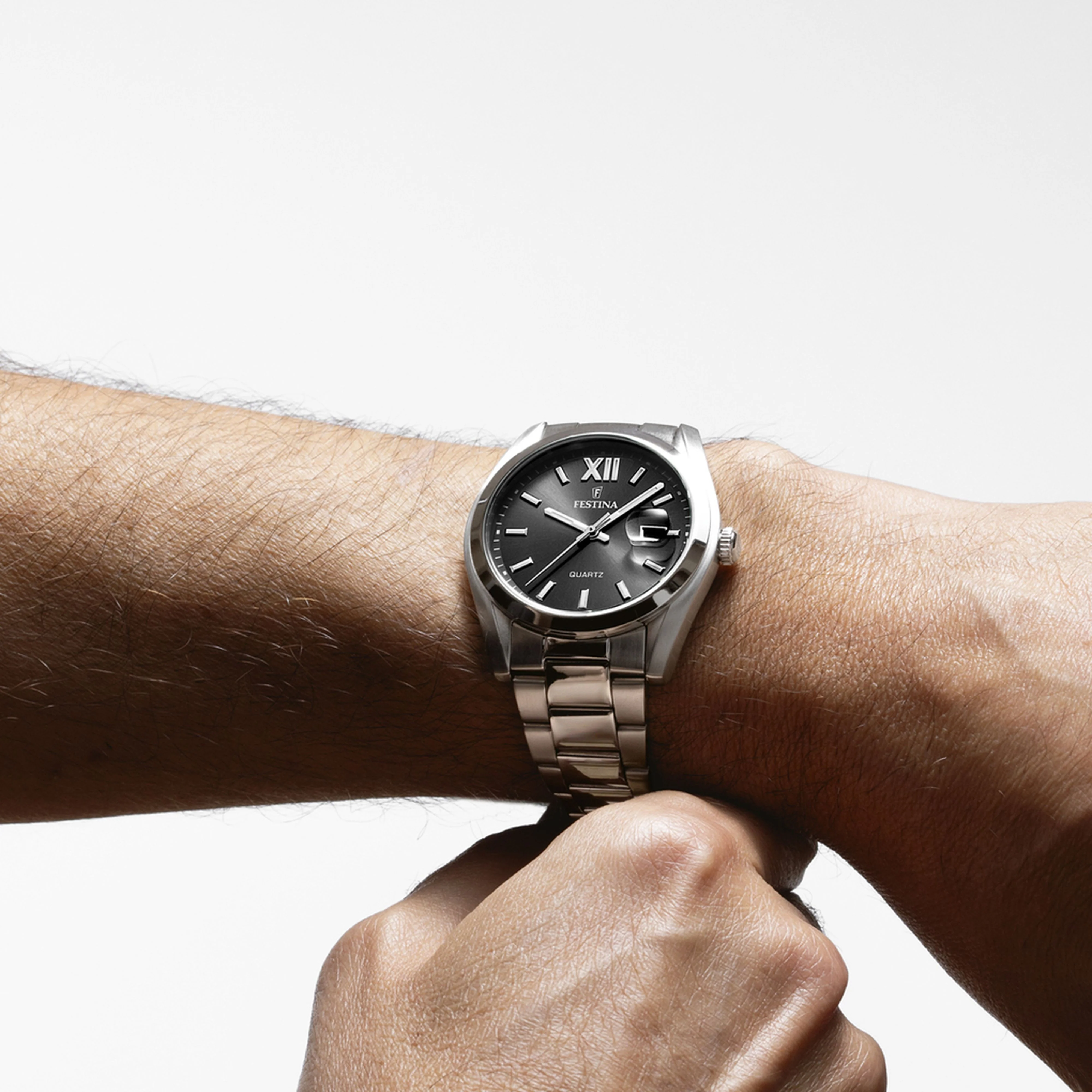 Acero clasico Black / Stainless Steel Black Dial - Image 3