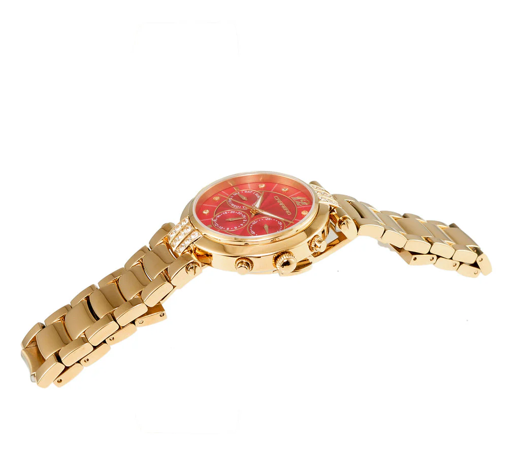 ADELINA COLLECTION Red/Rosetone | Blue Dial - Image 2