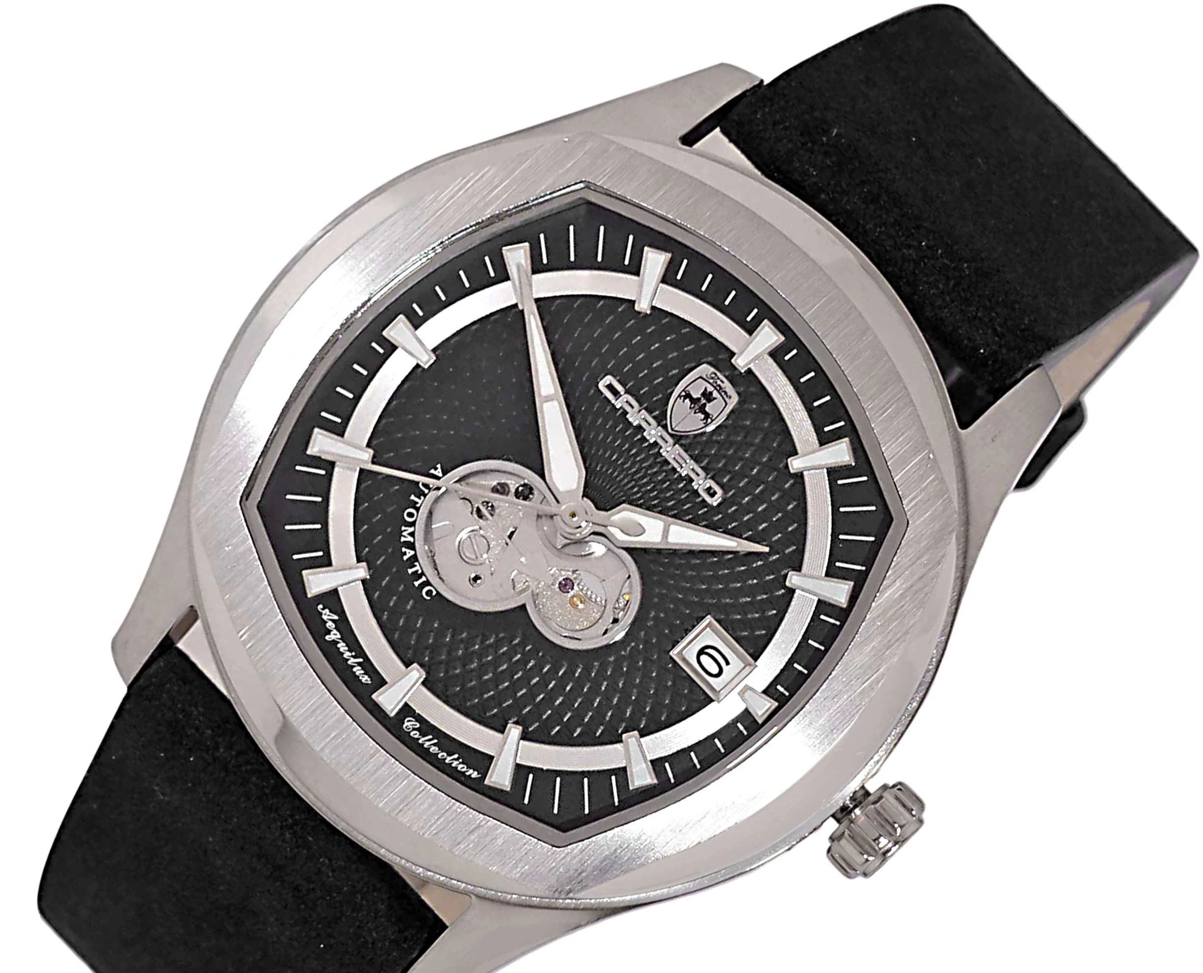 AEQUILUX SILVER TONE-BLACK /BLACK | Black Dial - Image 5