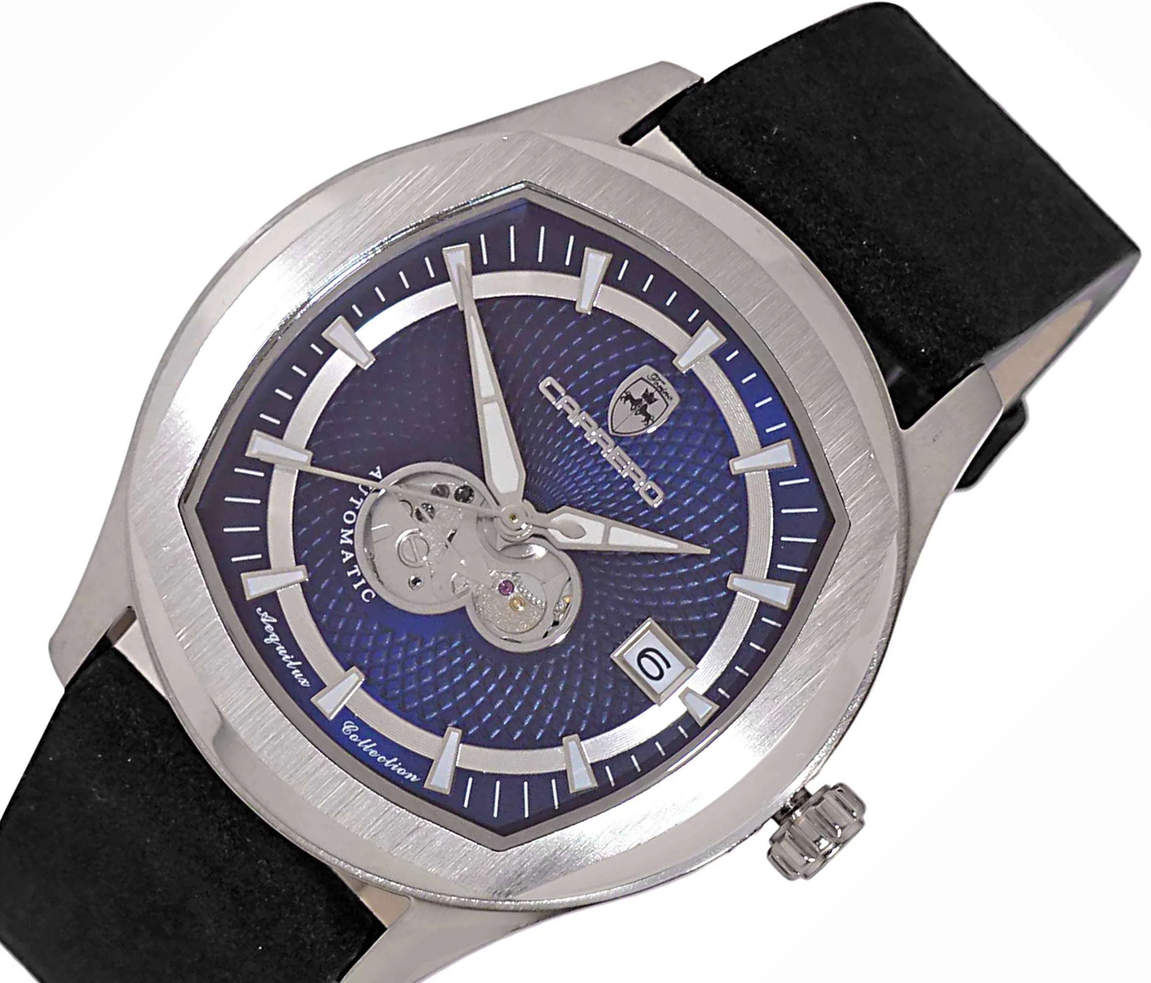 AEQUILUX SILVER TONE/BLUE -BLACK | Blue Dial - Image 4
