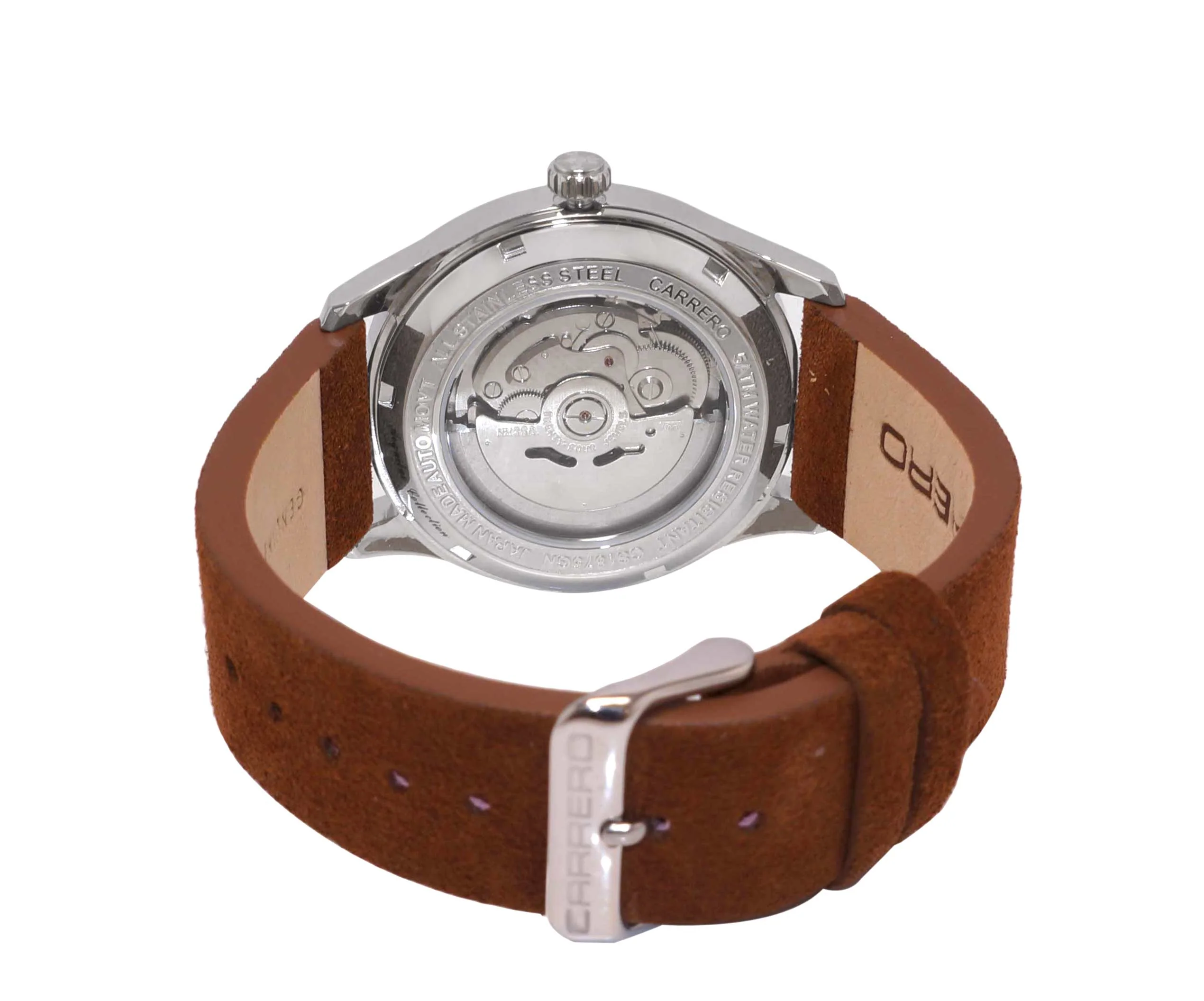 AEQUILUX SILVER TONE-GREEN/BROWN | Green Dial - Image 4
