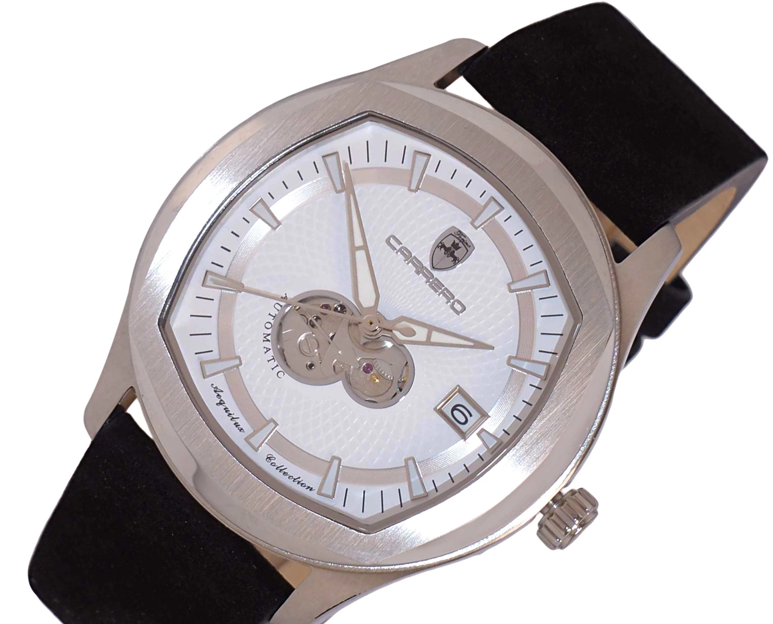 AEQUILUX SILVER TONE-WHITE/BLACK | White Dial - Image 5