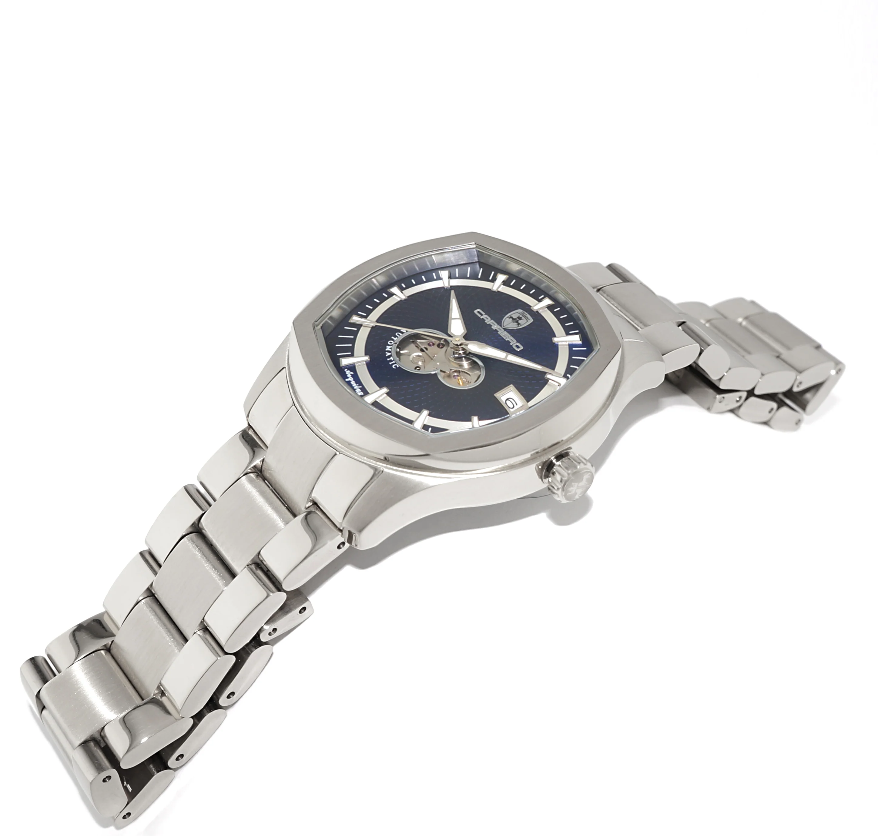 AEQUILUX SILVER TONE/WHITE | Blue Dial - Image 2