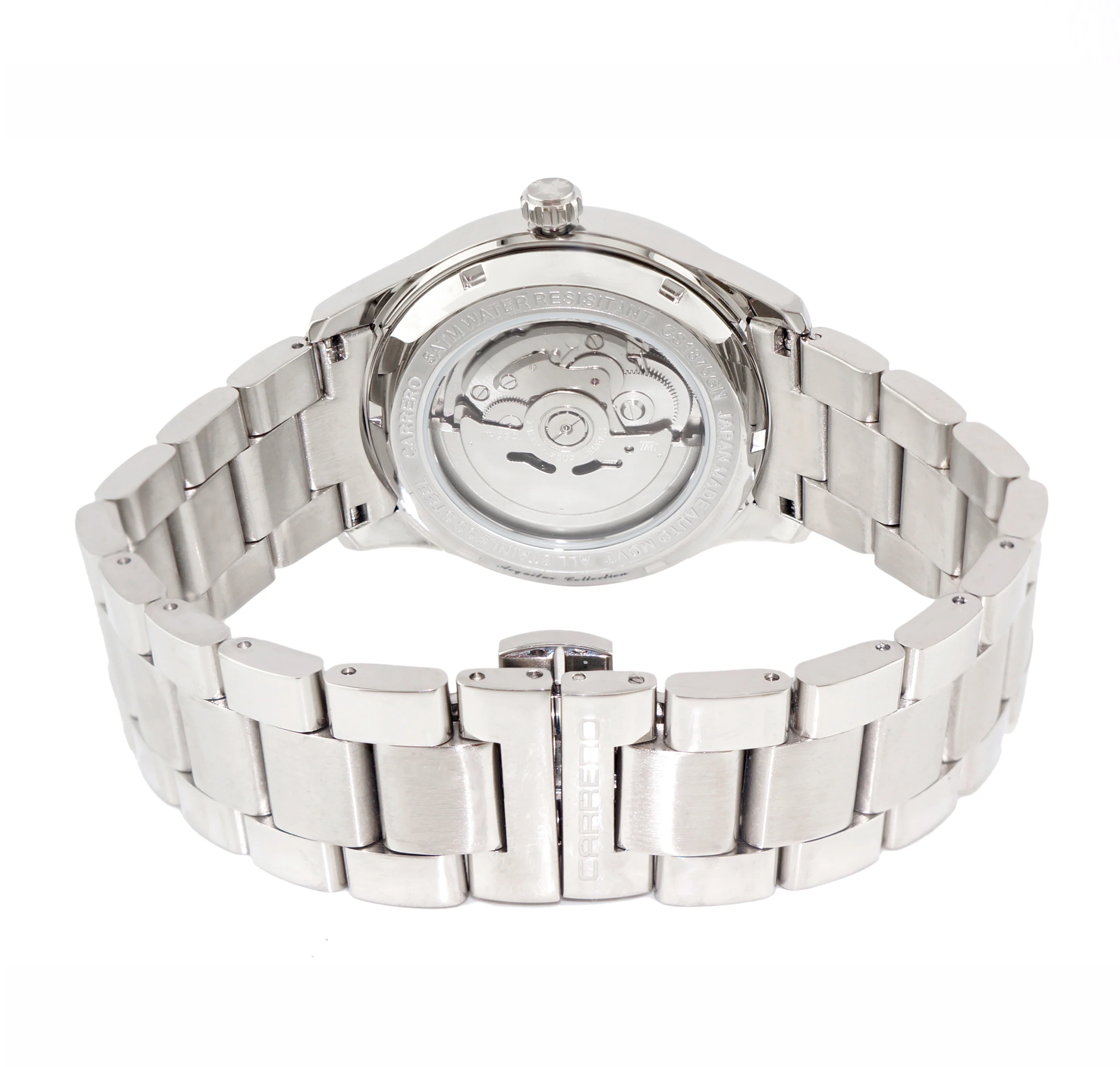 AEQUILUX SILVER TONE/WHITE | Green Dial - Image 3