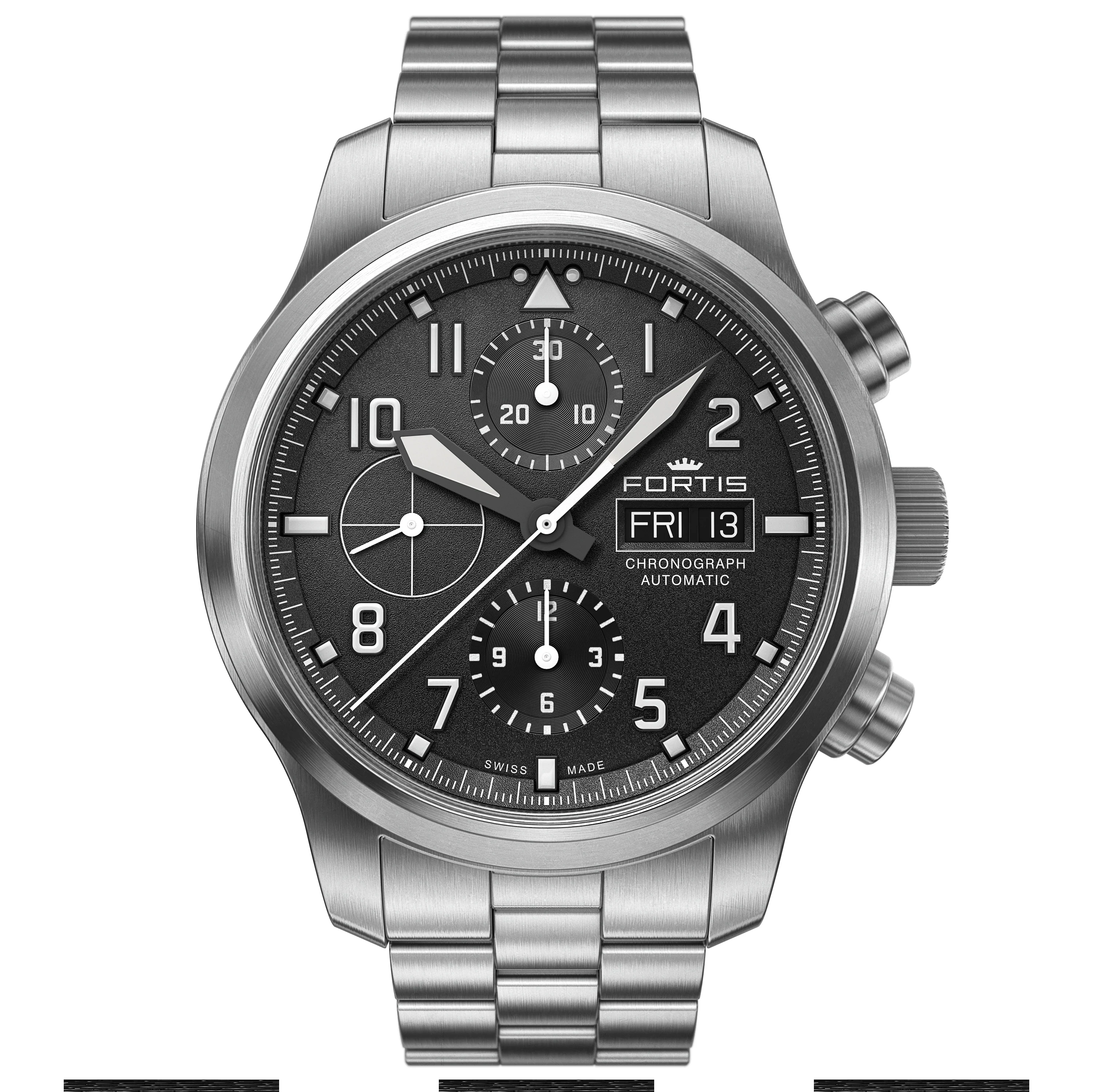 Aeromaster F4040000 / Black | Black Dial - Image 2