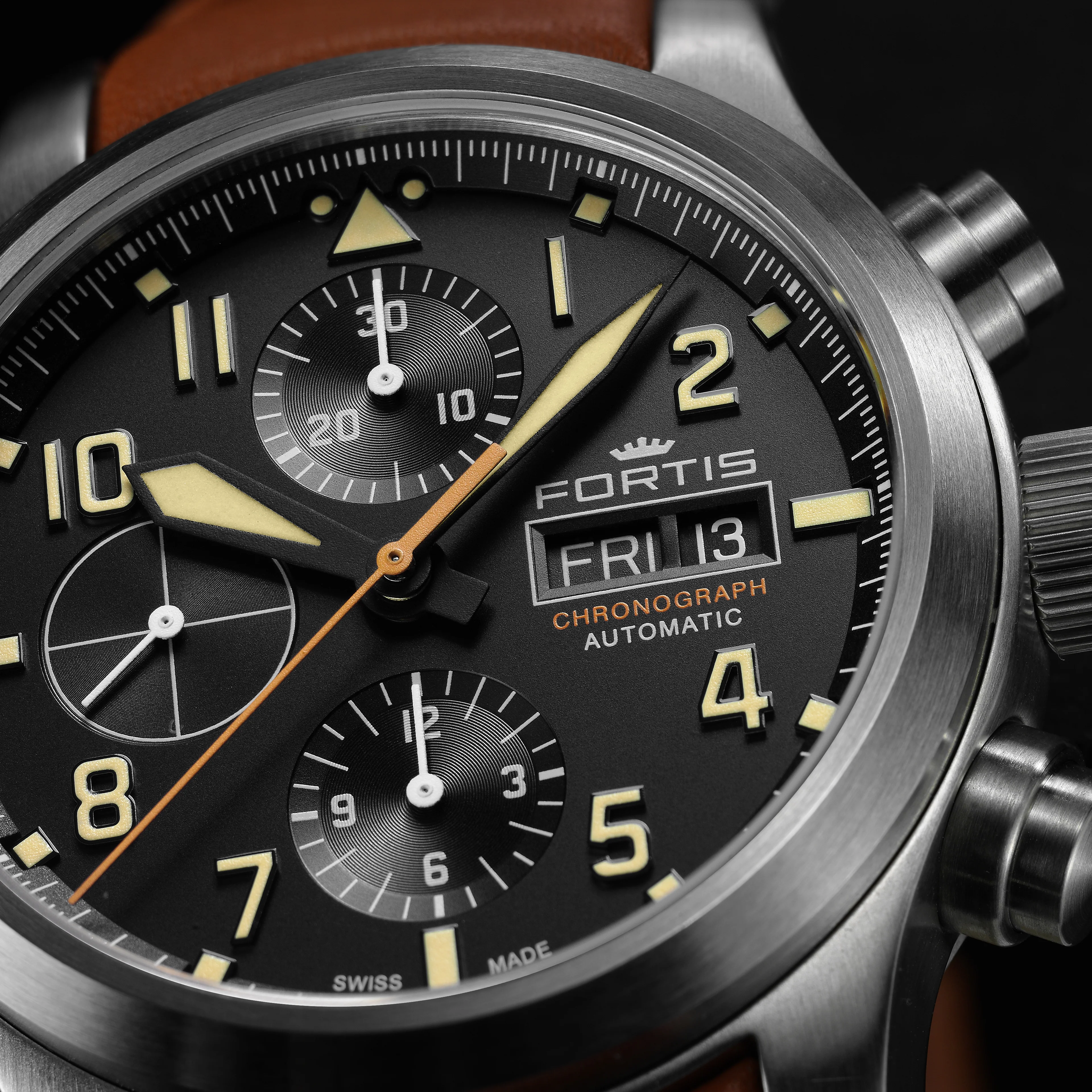 Aeromaster F4040001 / Black | Black Dial - Image 3