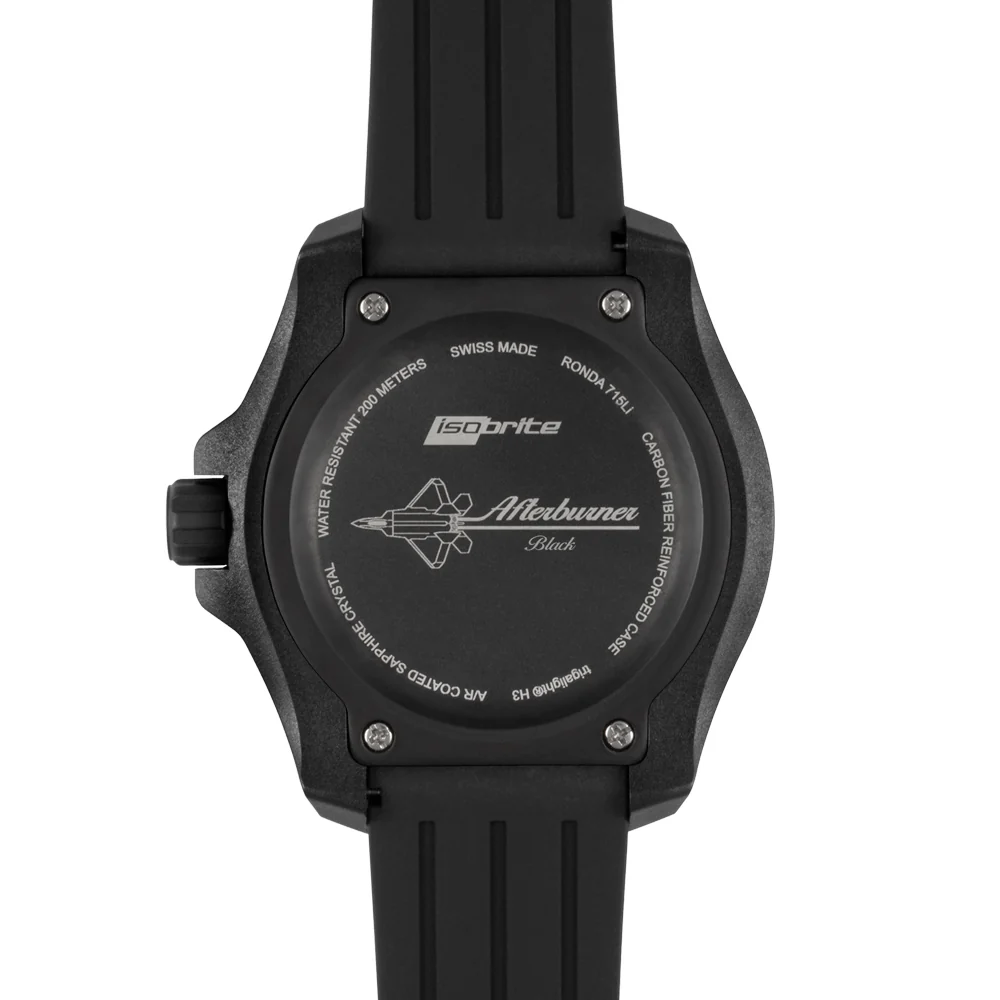 Afterburner Black Ultra Bright T100 Tritium | Black Dial - Image 8