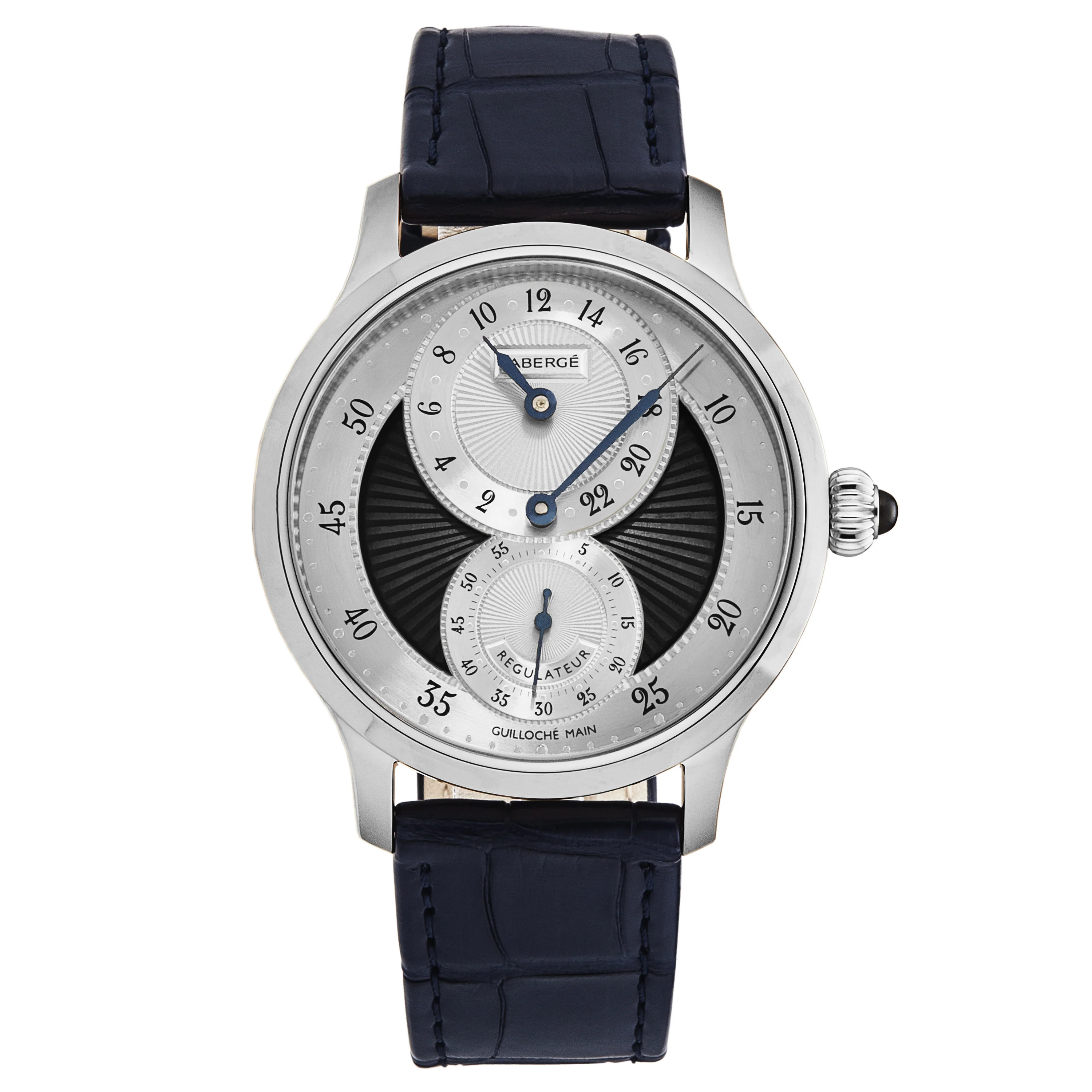 Agathon FAB-216 / Silver/Grey Enamel | Silver/Grey Enamel Dial