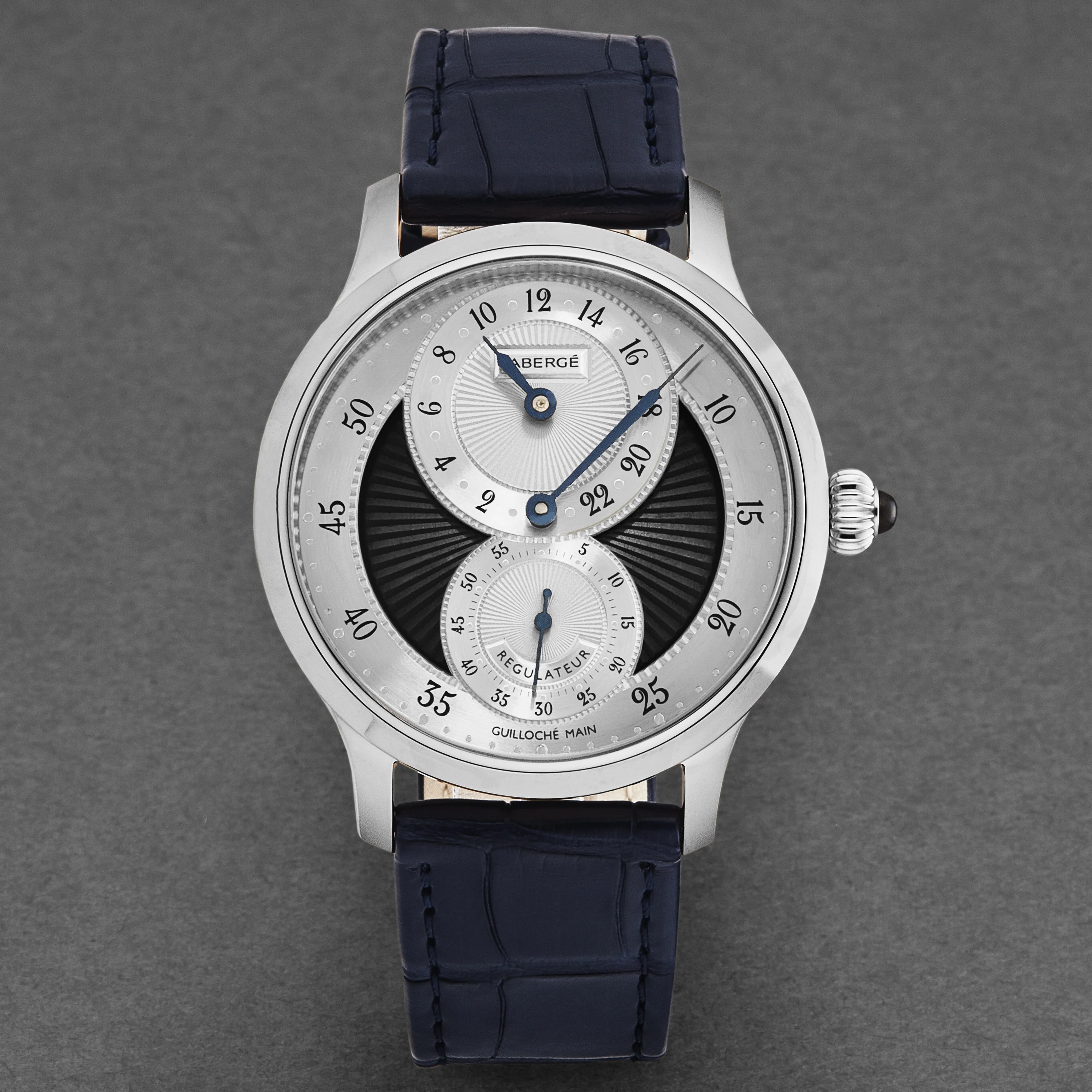 Agathon FAB-216 / Silver/Grey Enamel | Silver/Grey Enamel Dial - Image 4