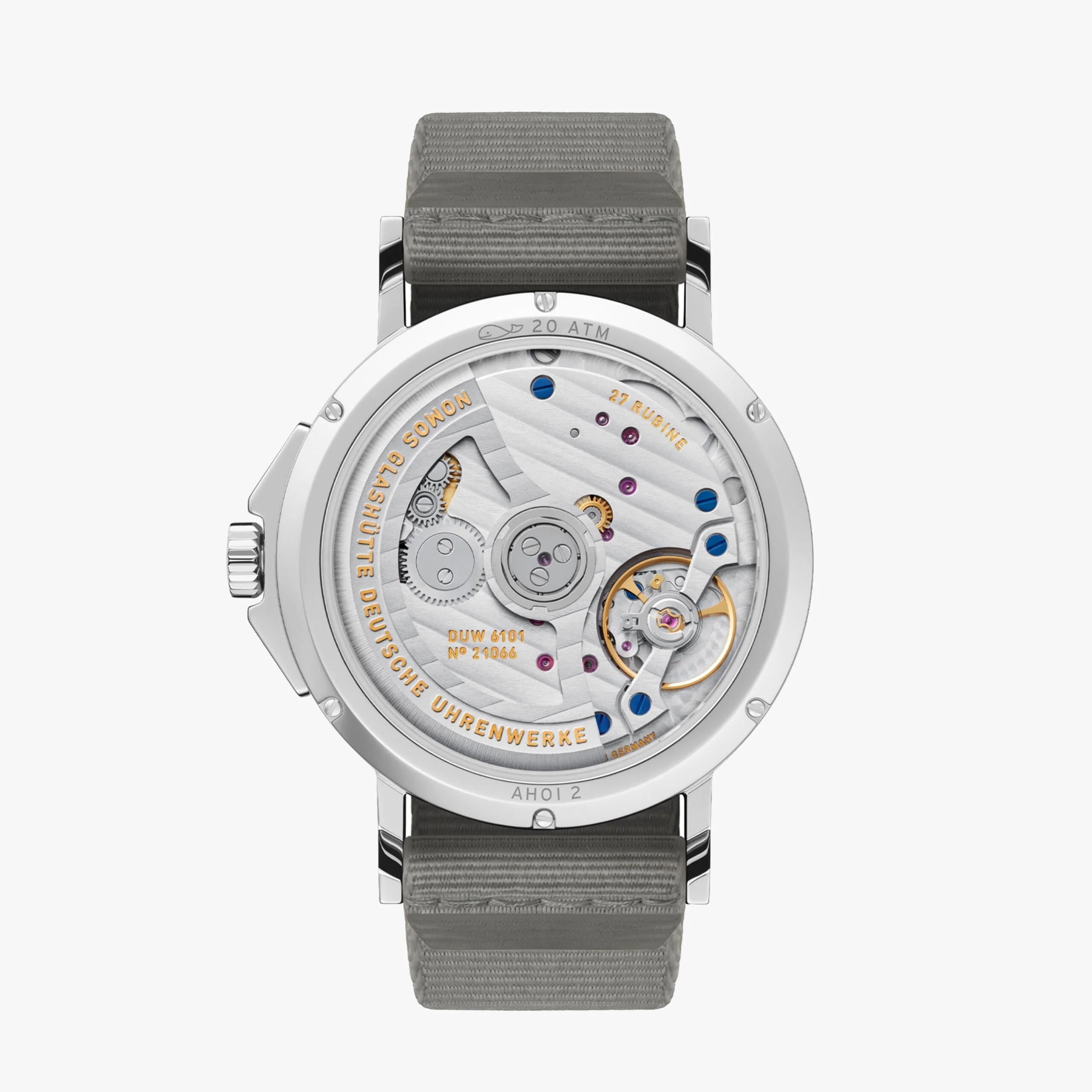 Ahoi Neomatik 38 Date Sand 38.5mm | Khaki Dial - Image 2