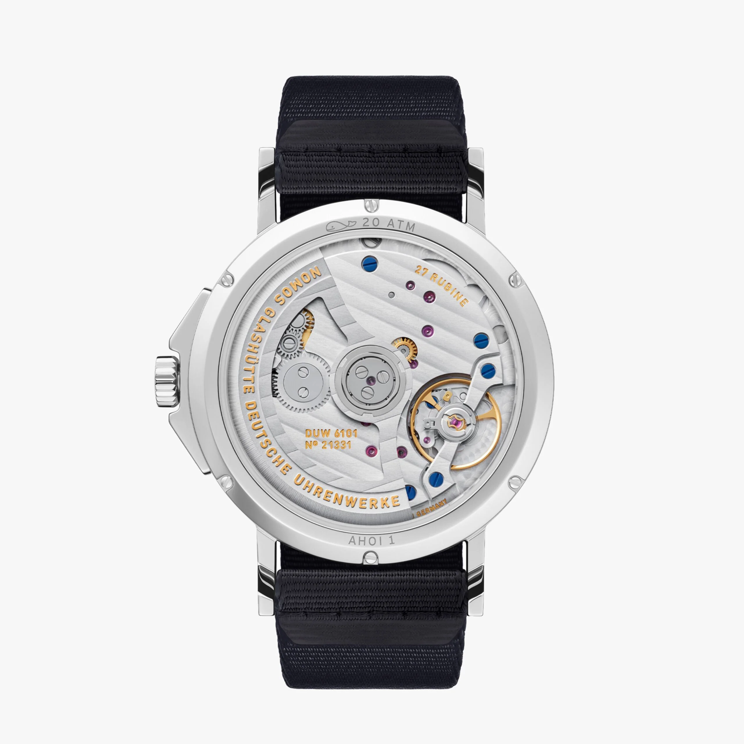 Ahoi Neomatik 38 Date Sky 38.5mm | Light Blue Dial - Image 2
