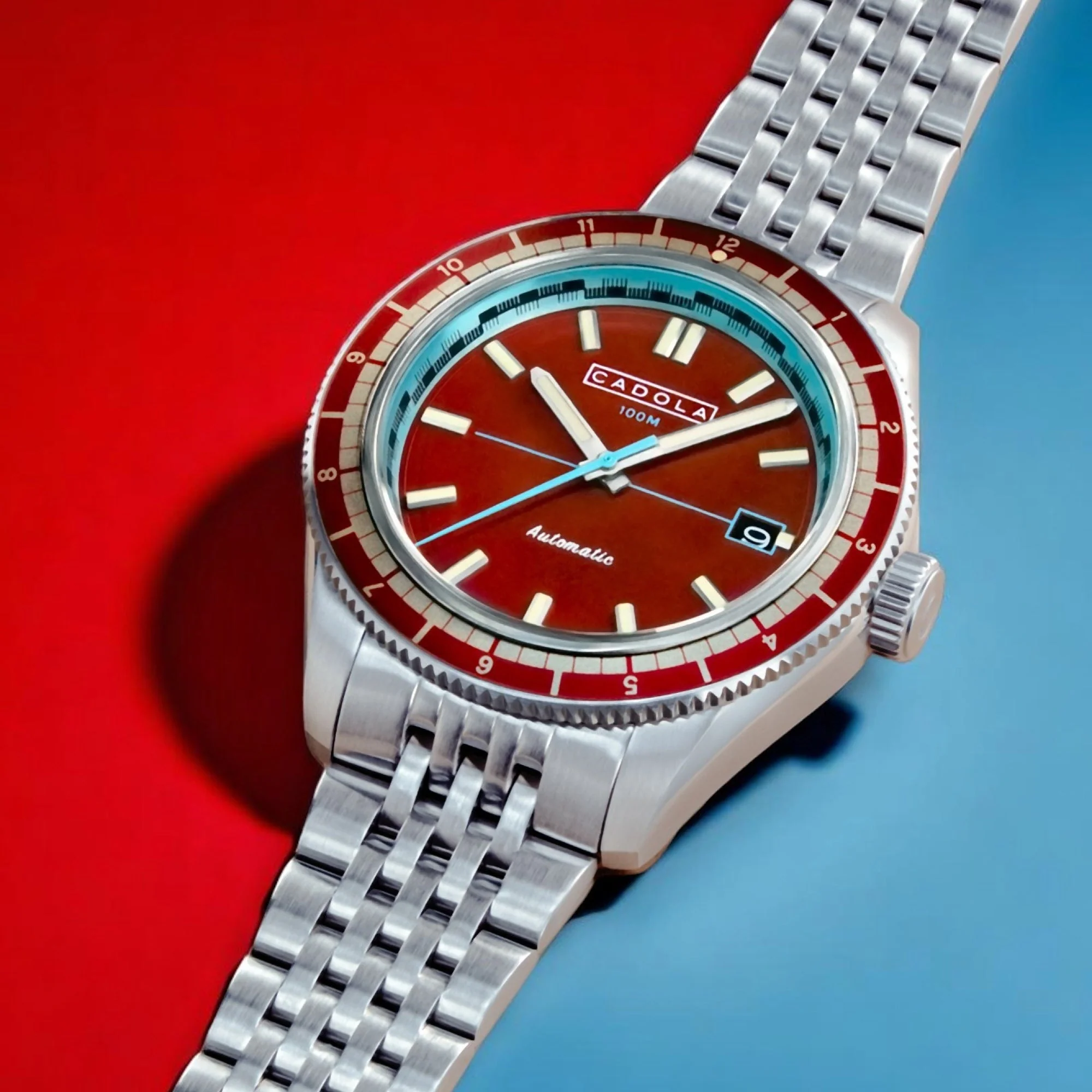 Ahrens Automatic Red / Stainless Steel | Red Dial - Image 3
