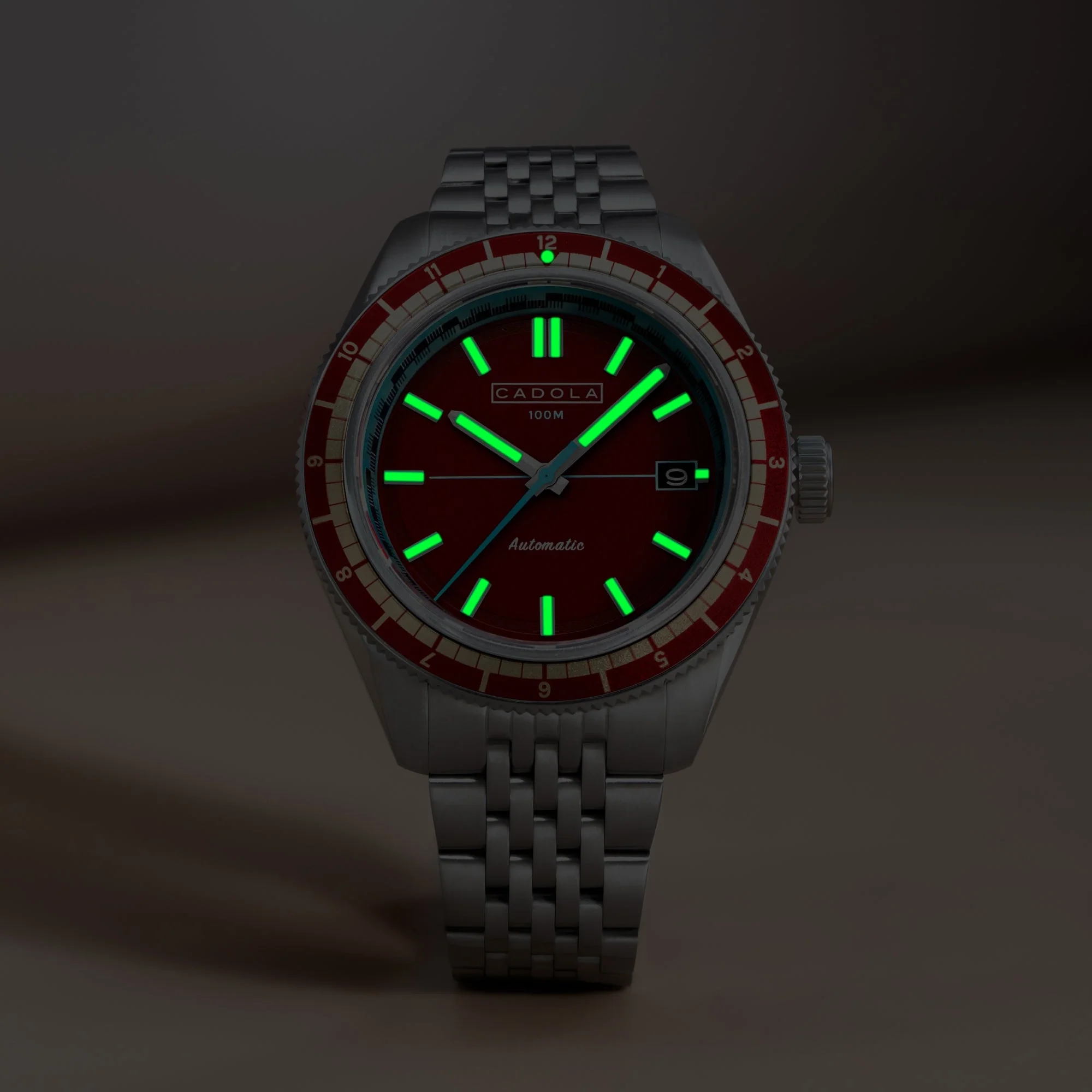 Ahrens Automatic Red / Stainless Steel | Red Dial - Image 4