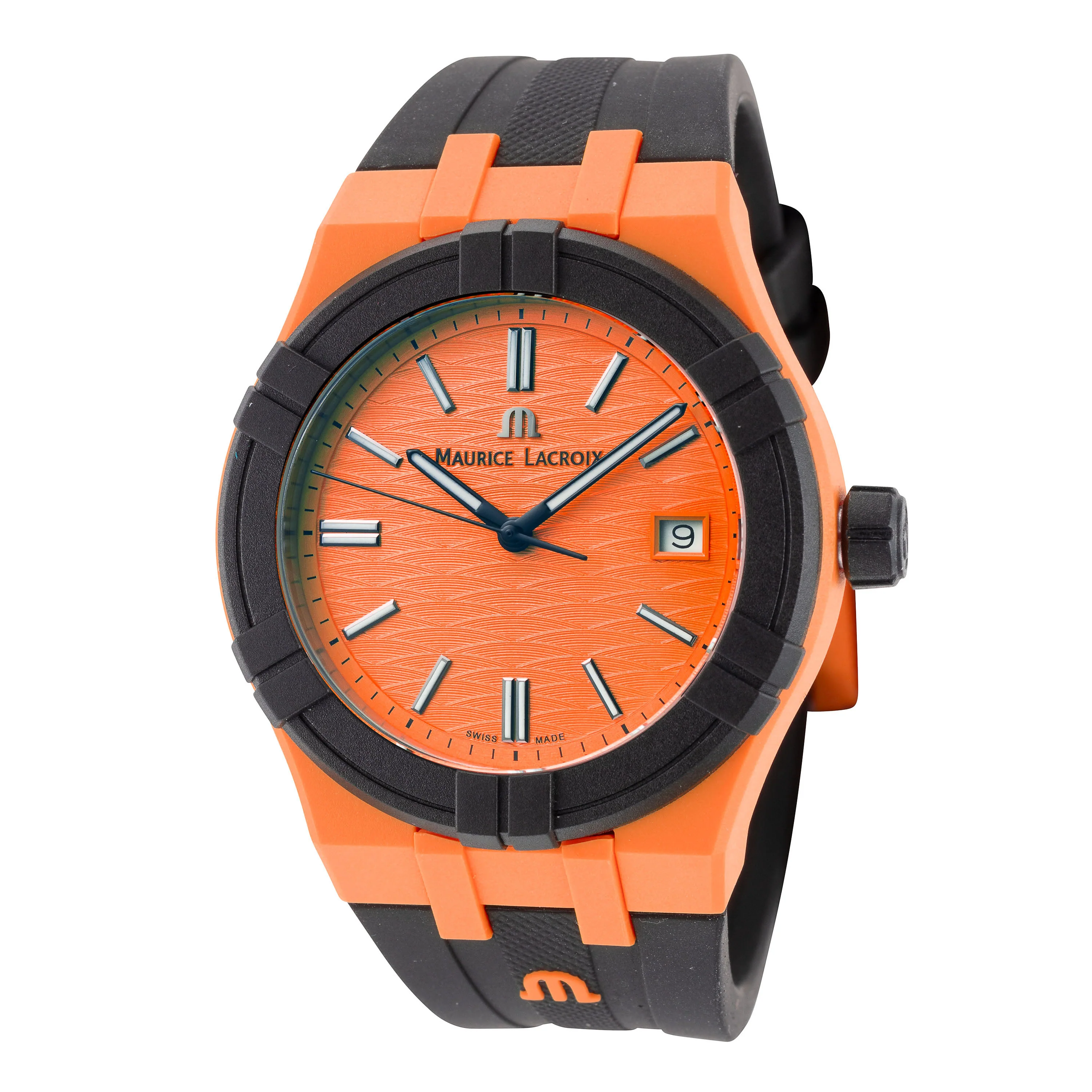Aikon #Tide 40mm / Orange / Grey | Orange Dial