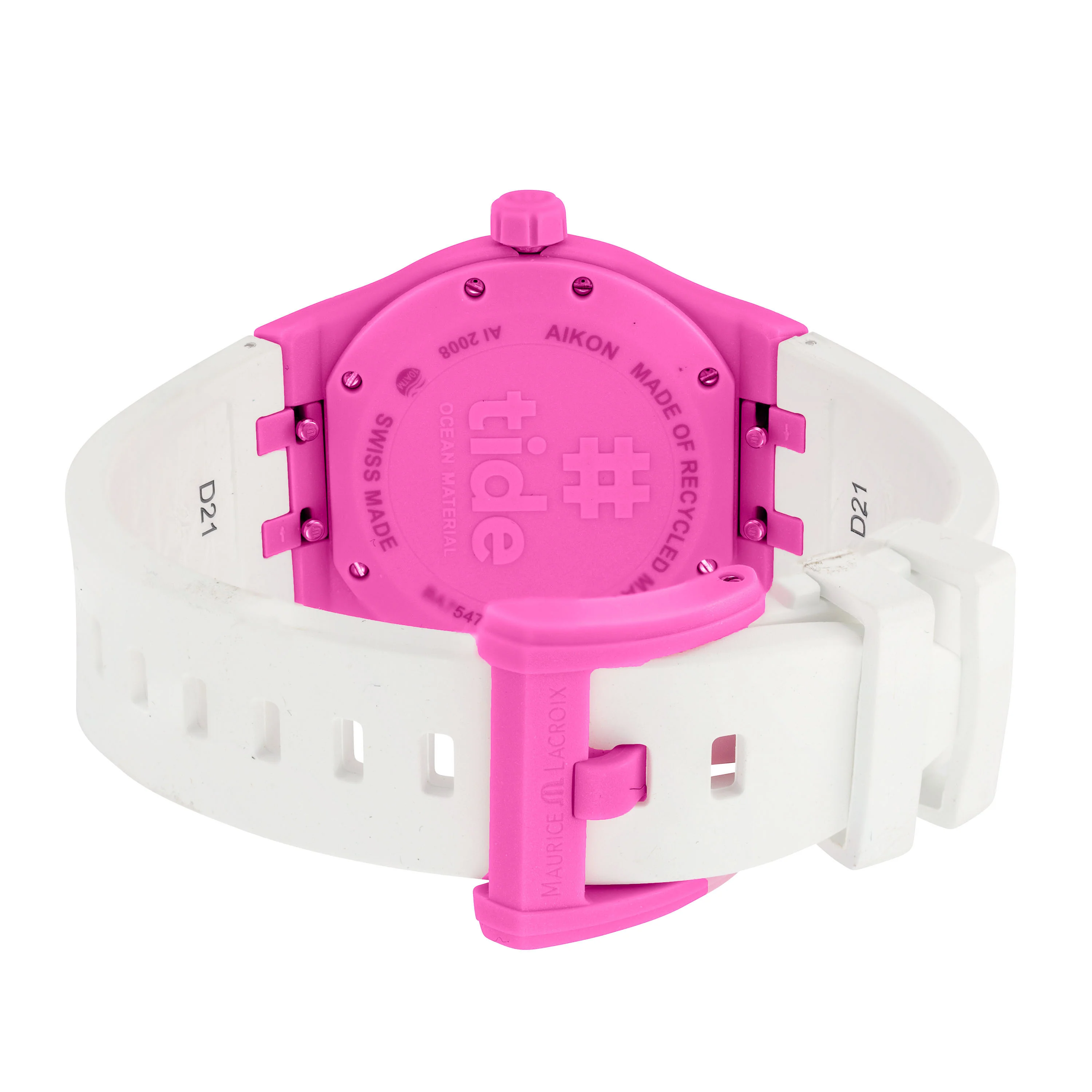 Aikon #Tide 40mm / Pink / White | Pink Dial - Image 3