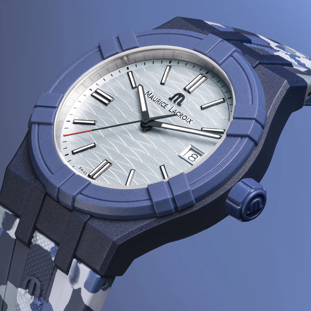 Aikon #Tide 40mm / White / Blue | White Dial - Image 3