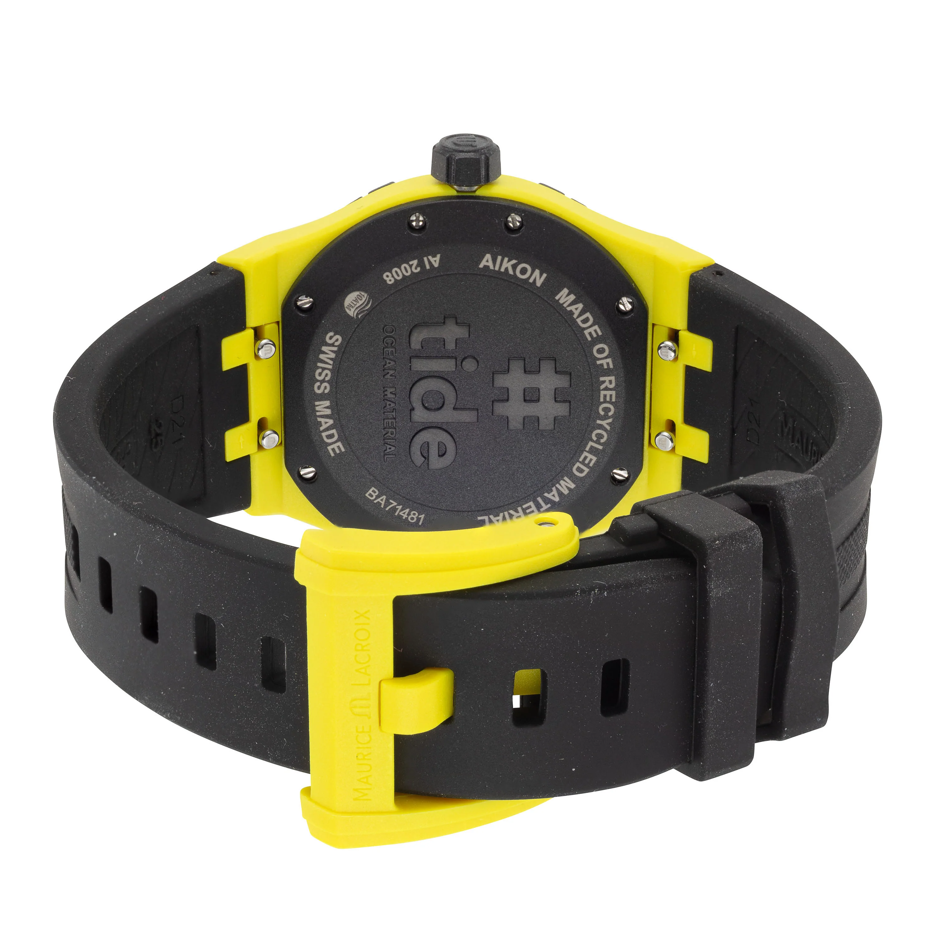 Aikon #Tide 40mm / Yellow / Black | Yellow Dial - Image 3
