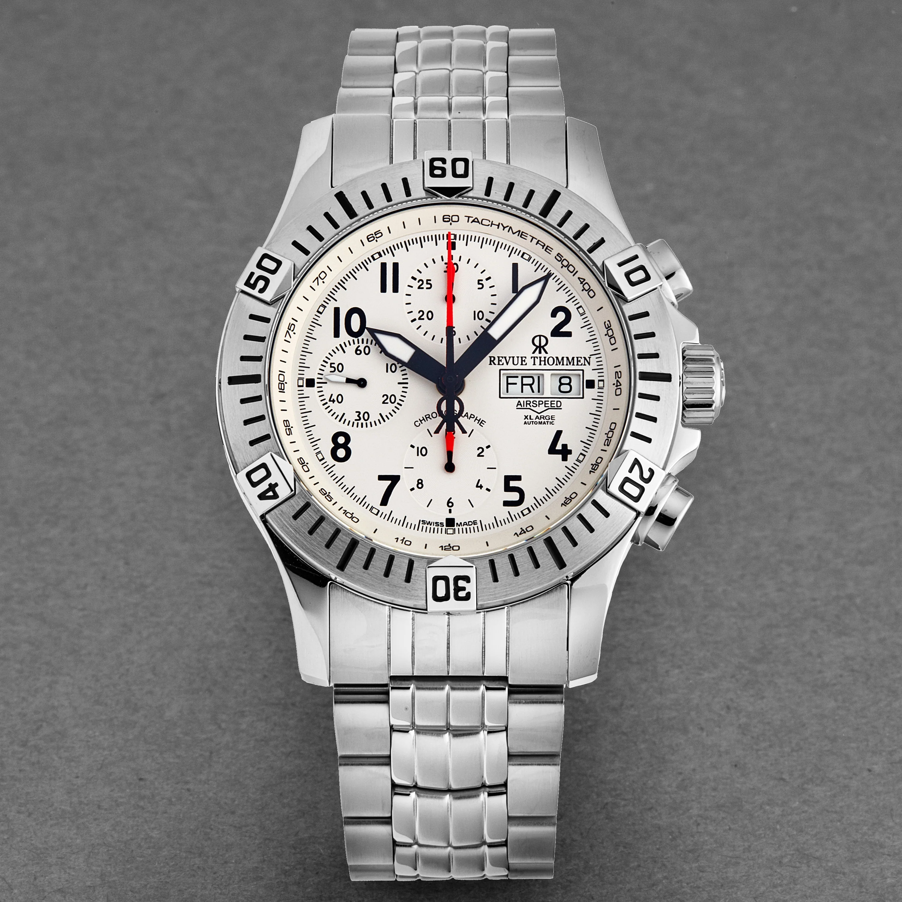 Air speed 16071.6122 / Silvery white | White Dial - Image 4