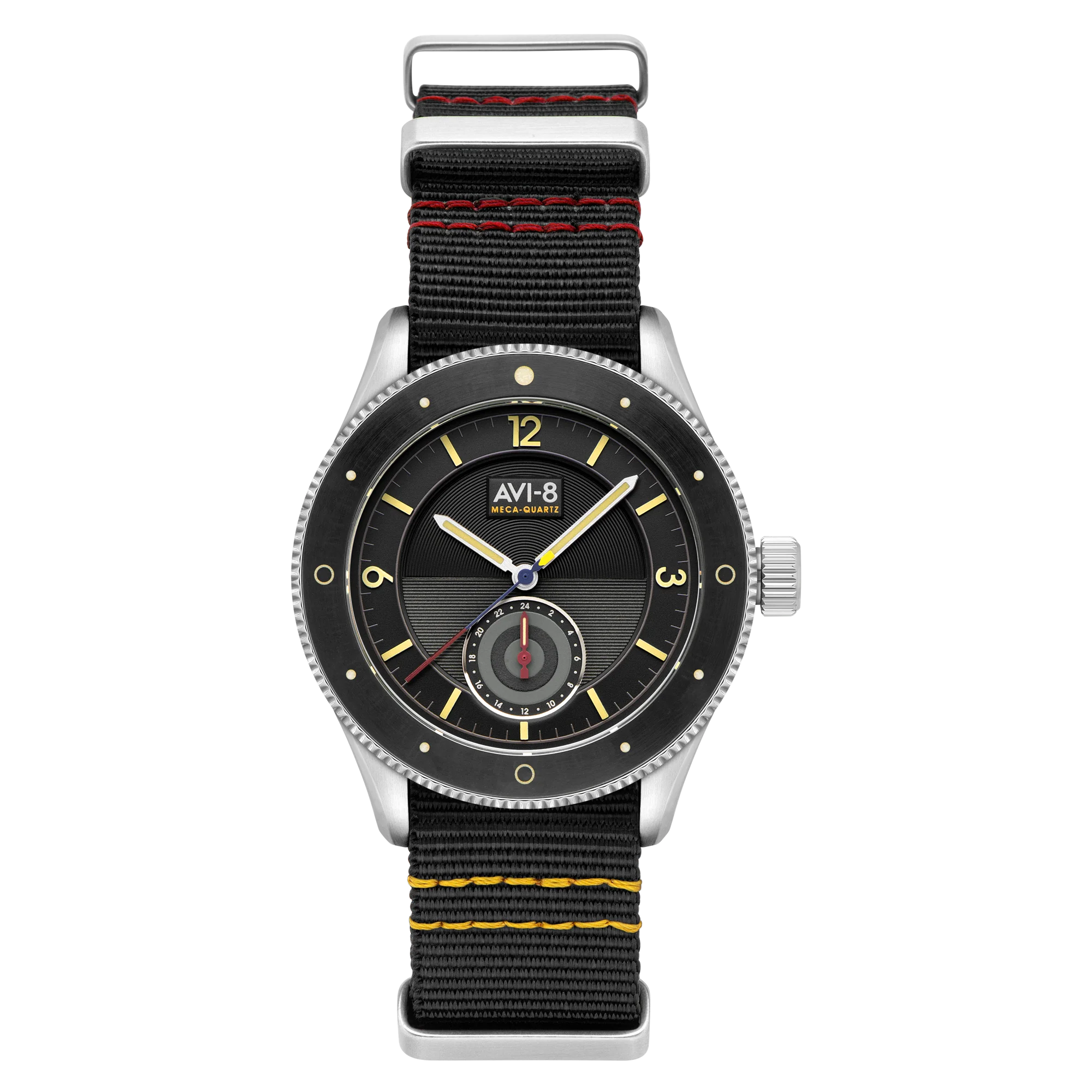 Airmaster Sector Meca-Quartz Black & Grey / Nylon | Black Dial
