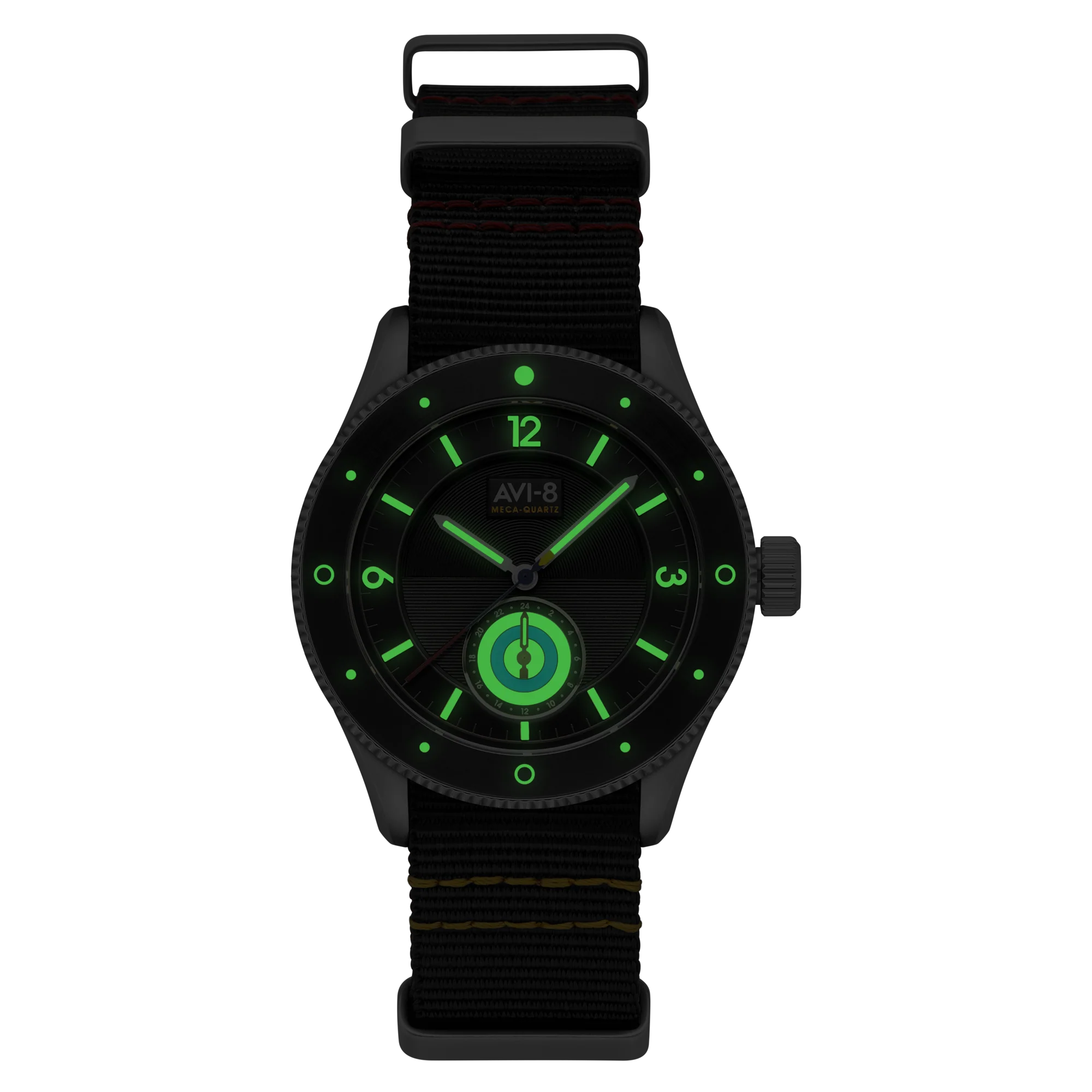 Airmaster Sector Meca-Quartz Black & Grey / Nylon | Black Dial - Image 3