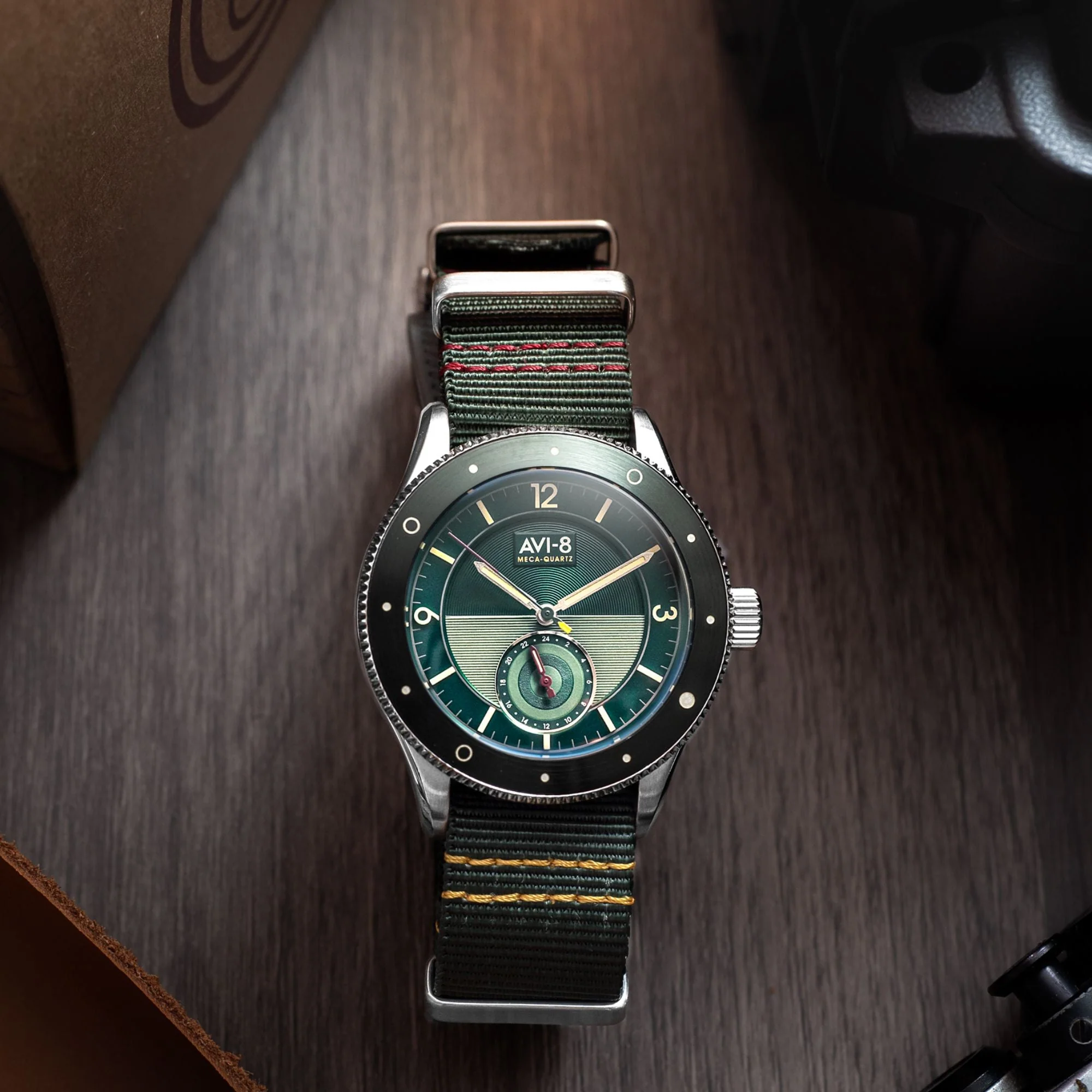 Airmaster Sector Meca-Quartz Green / Nylon | Green Dial - Image 2