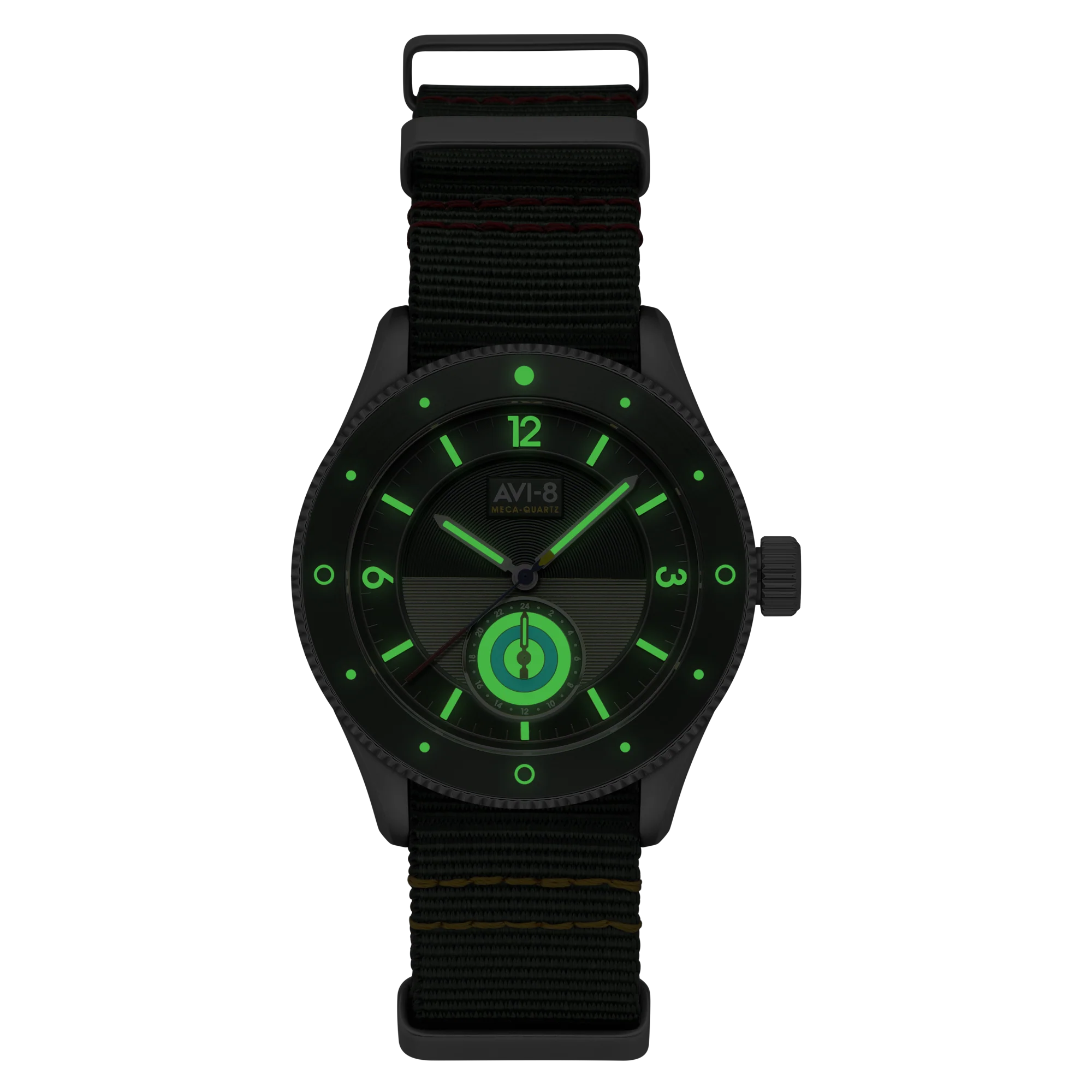 Airmaster Sector Meca-Quartz Green / Nylon | Green Dial - Image 3