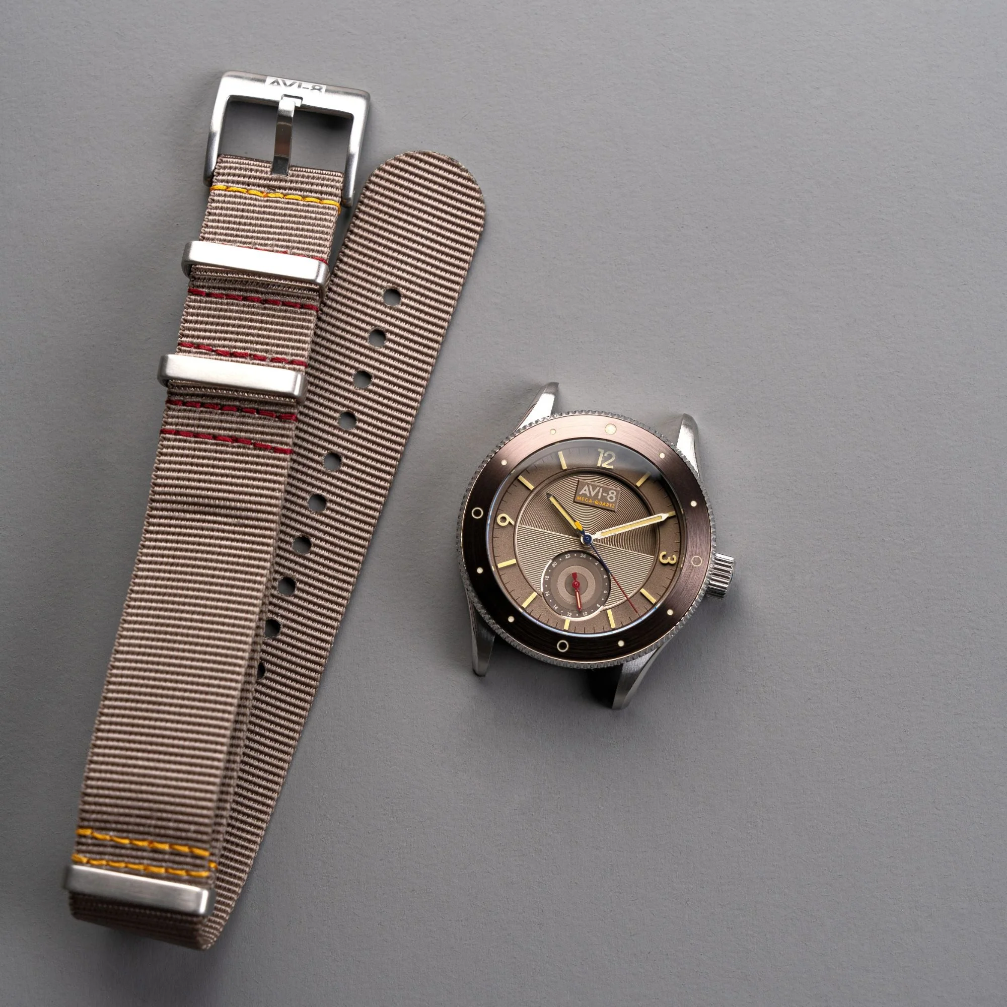 Airmaster Sector Meca-Quartz Grey / Nylon | Grey Dial - Image 4