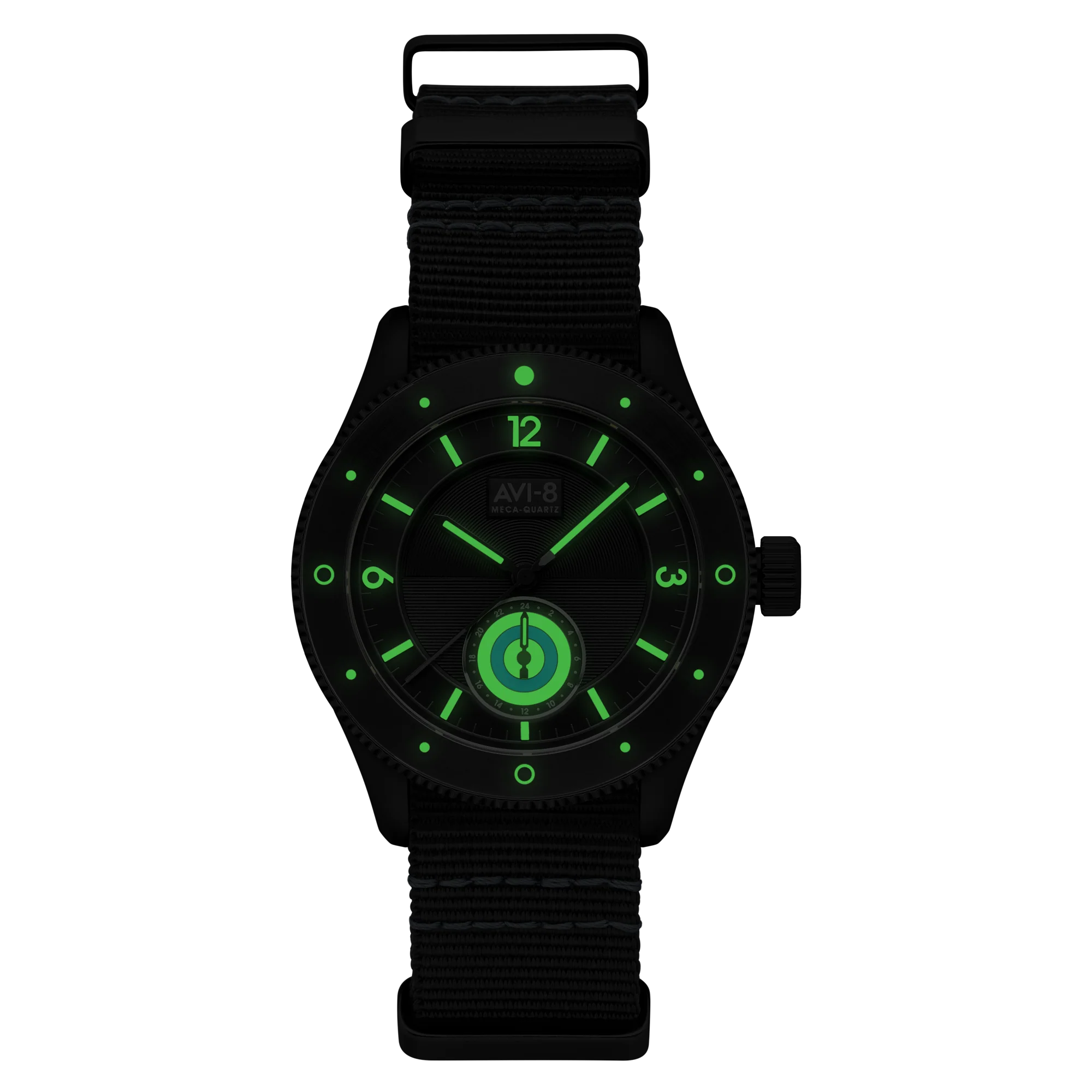 Airmaster Sector Meca-Quartz Black / Nylon | Black Dial - Image 3